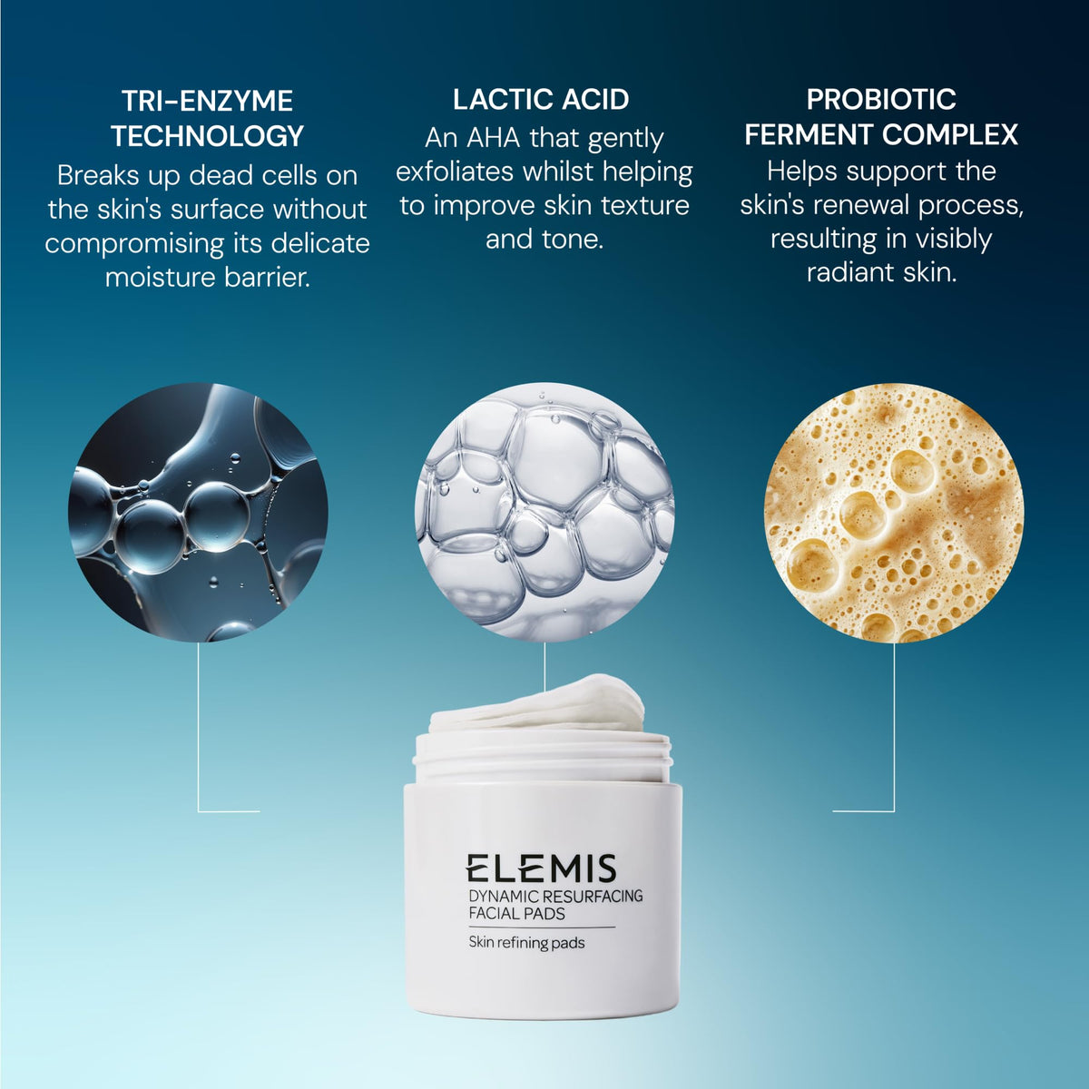 ELEMIS Dynamic Resurfacing Facial Pads Gentle Textured - Premium Selection Official Imagery - 7