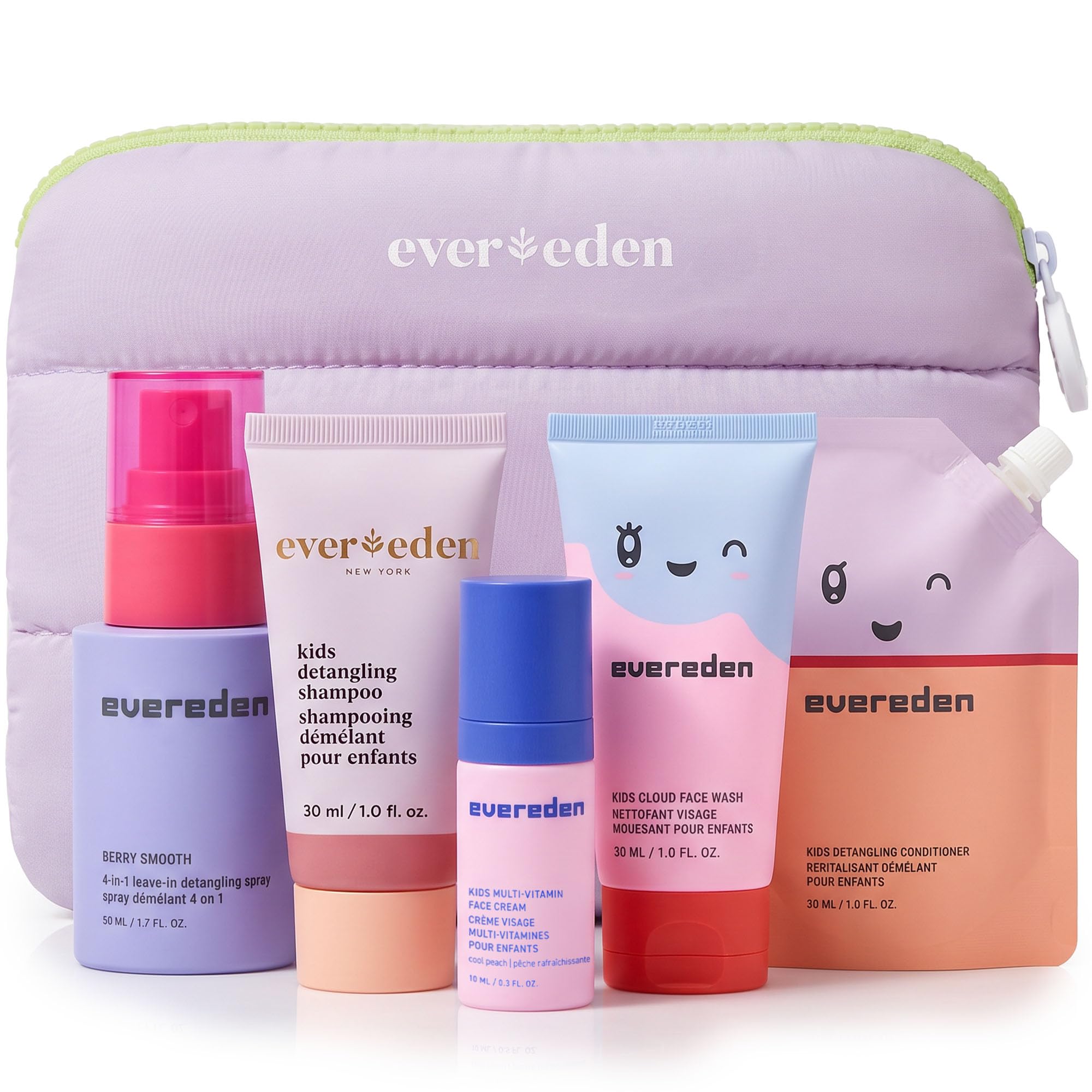 Evereden Kids Skin Care Gift Set for Girls, 6-Piece Gift Set - Product Imagery