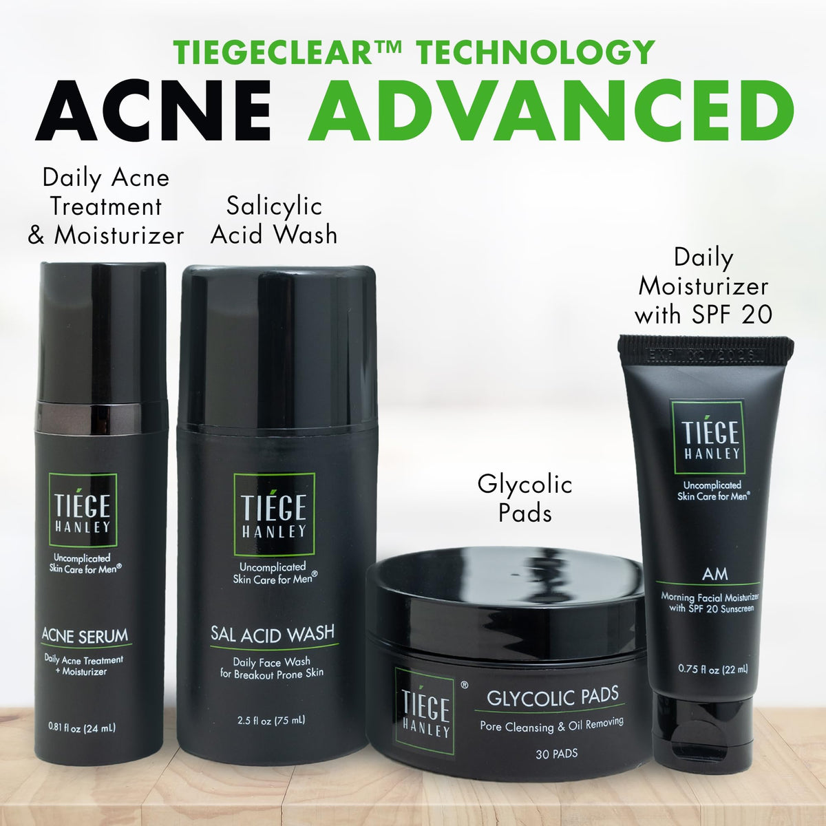 Tiege Hanley Advanced Acne Care Men s Skin Care Set Level 2 - Tiege Hanley Official Imagery - 4