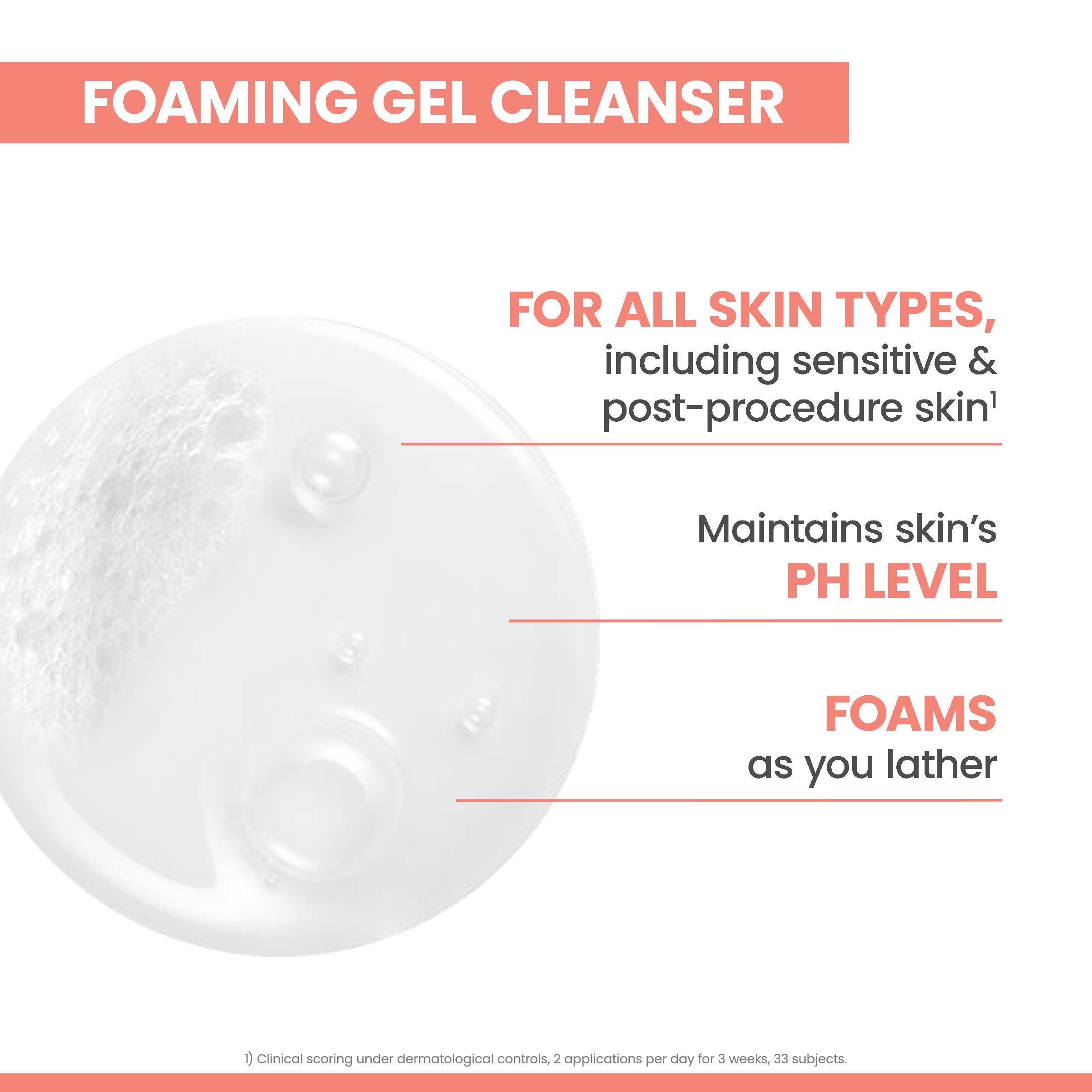 Eau Thermale Avène Tolérance Gentle Foaming Facial Cleanser for sensitive skin in 5 oz bottle, with a clear pump dispenser.