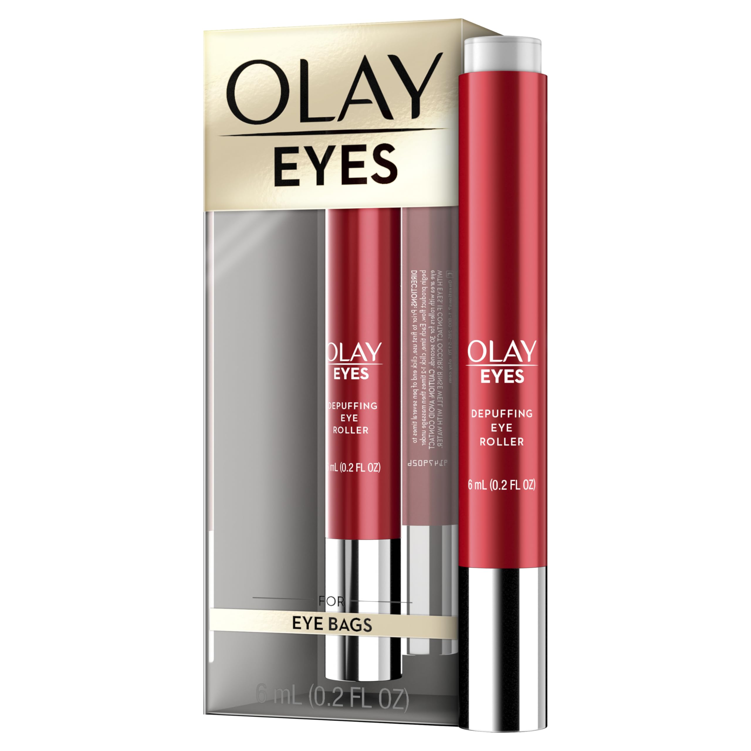 Olay Eyes Depuffing Eye Roller with Vitamin E, 0.2 fl oz