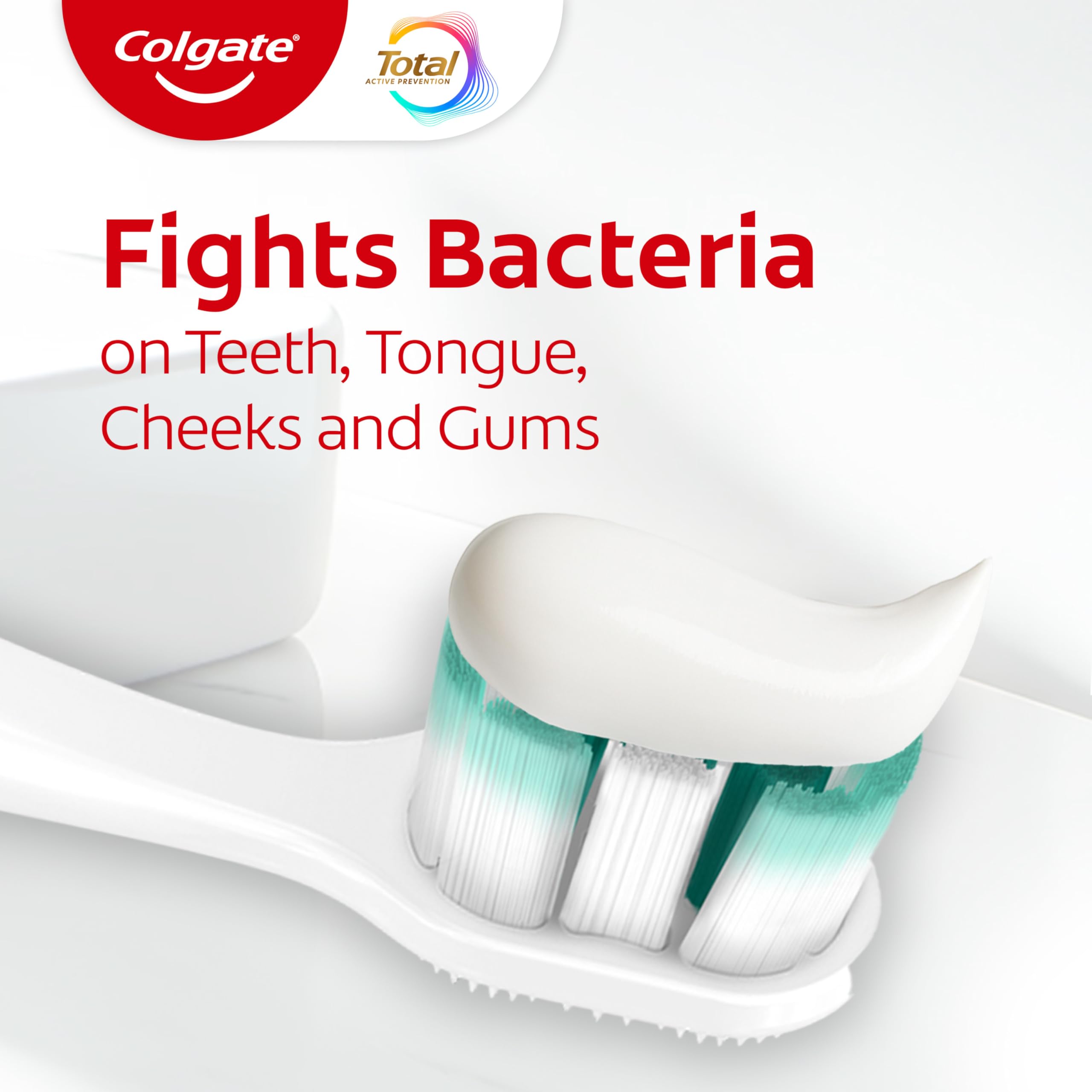 Colgate Total Whitening Fluoride Toothpaste 4-Pack 5.1oz