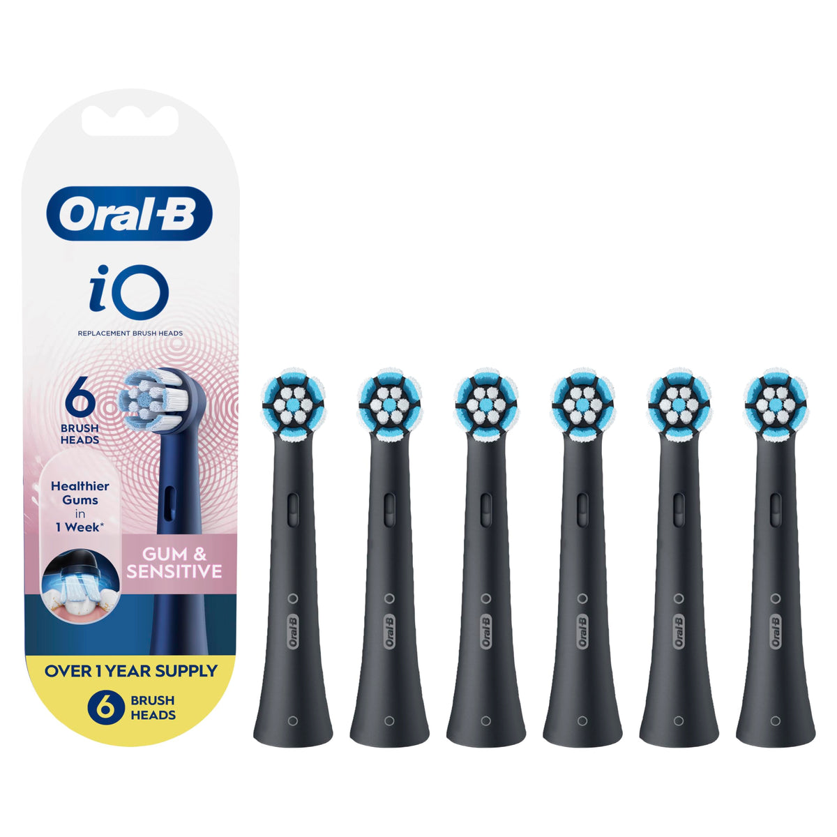 Oral B iO Gum Sensitive Replacement Heads Electric - Oral-B Official Imagery - 1