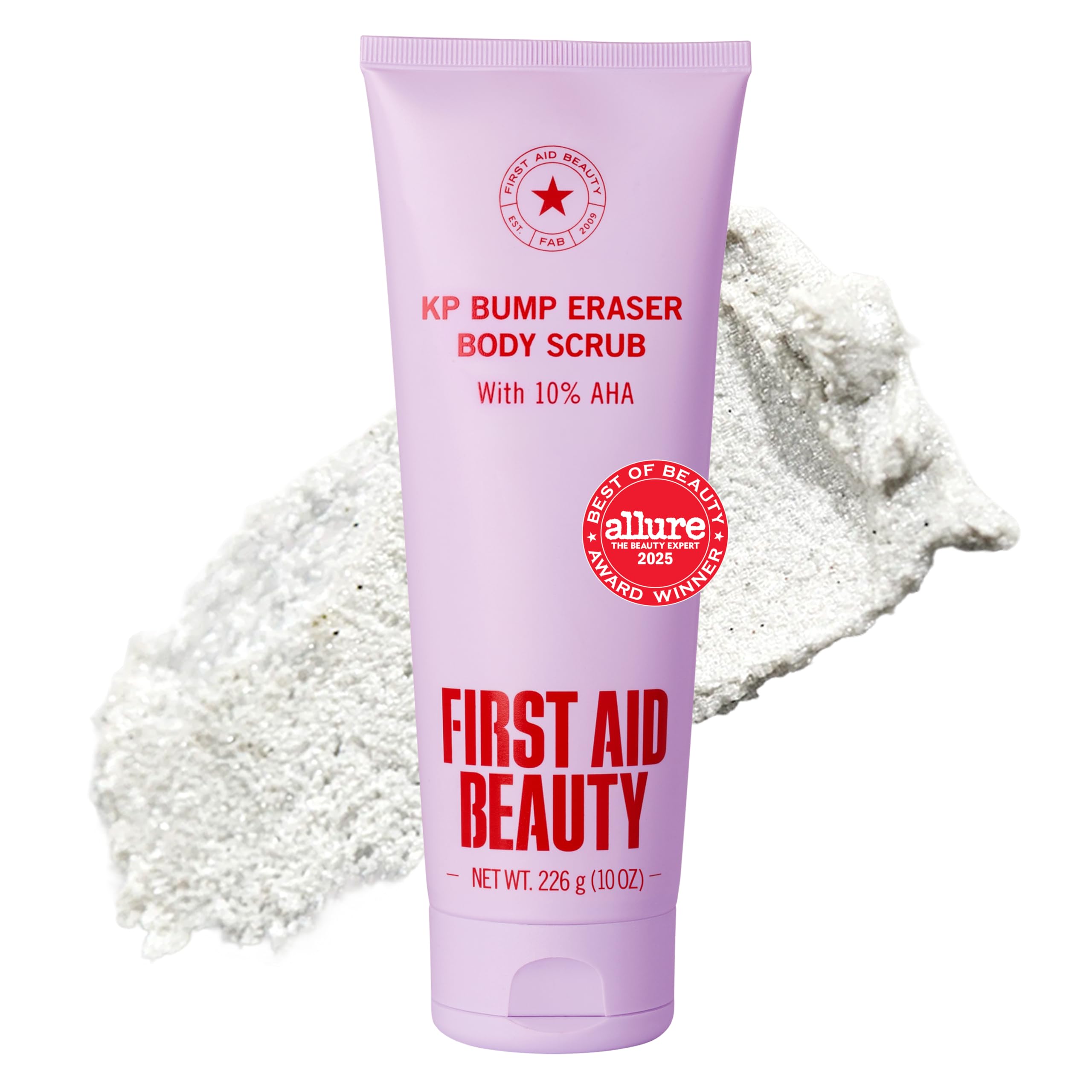 First Aid Beauty KP Bump Eraser Scrub, 10% AHA, Sensitive Skin - Product Imagery