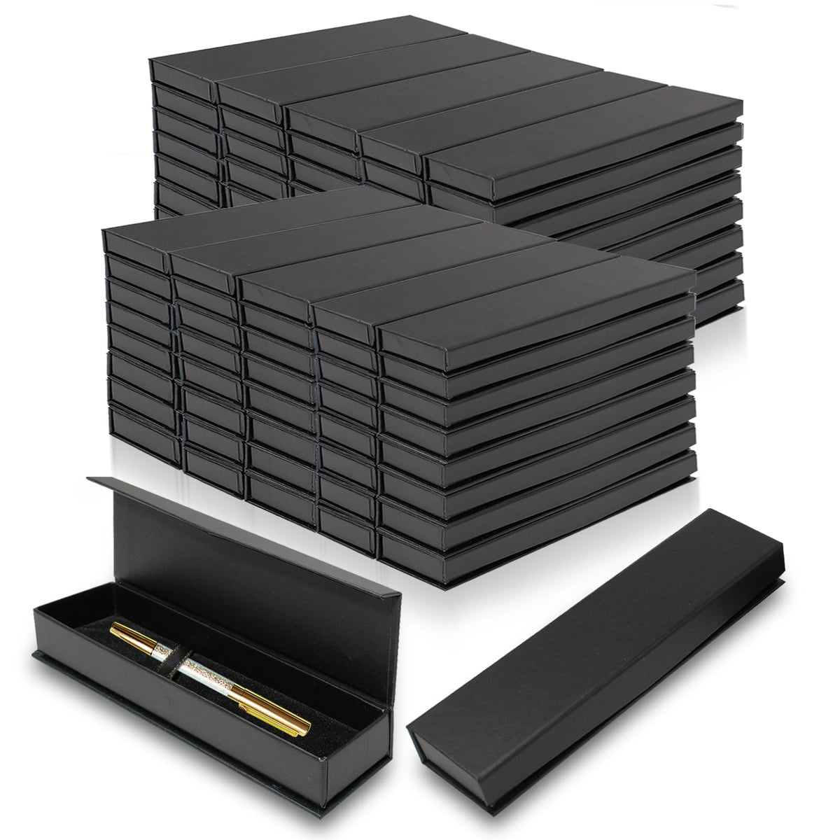 84 Pcs Pen Gift Boxes Empty Black Ballpoint Pen Gift Box - Olutacot Official Imagery - 2