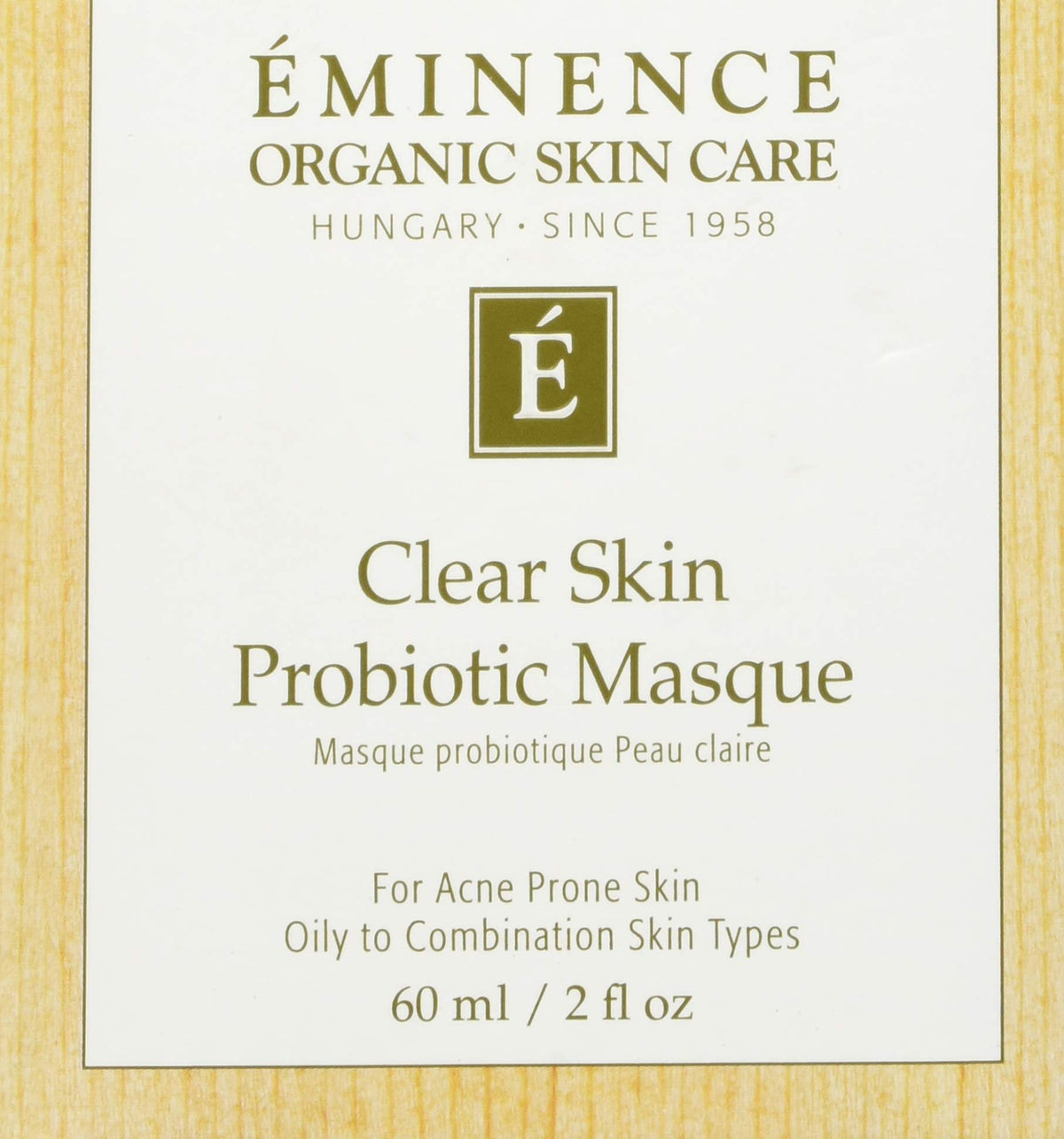 Eminence Clear Skin Probiotic Masque Skin Care 2 Ounce - Eminence Official Imagery - 3