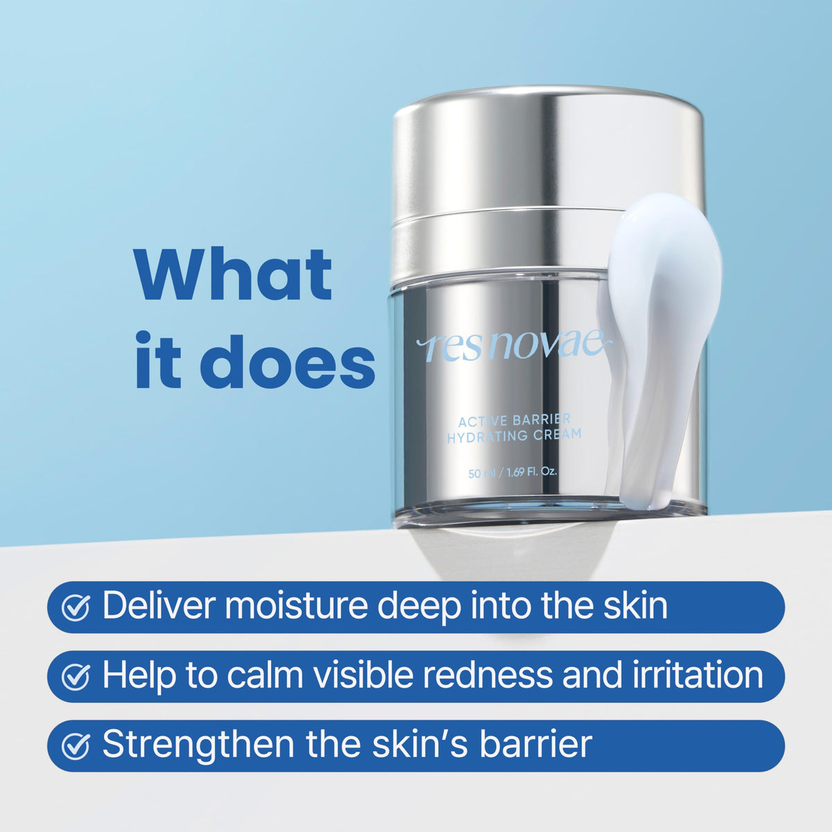 Active Barrier Hydrating Cream with Azulene Oryza Sativa - res novae Official Imagery - 4