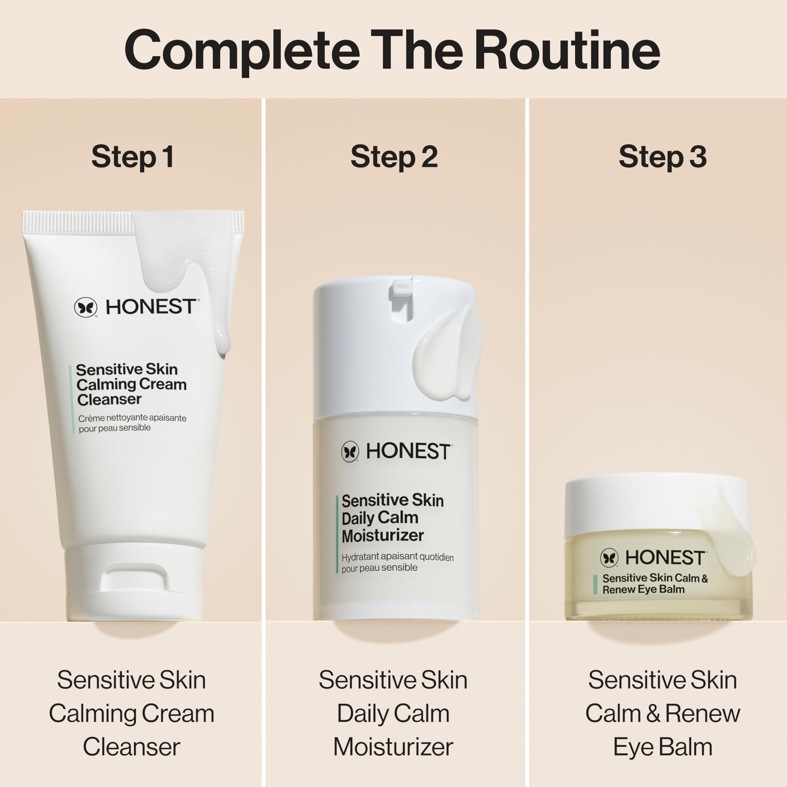 Honest Beauty Sensitive Skin Calm Renew Eye Balm, Vegan, Unscented, 0.5 oz