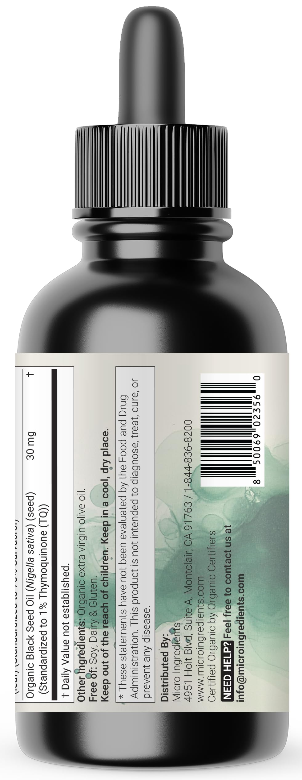 Organic Oil of Oregano & Black Seed Oil Drops | 2-Year Supply