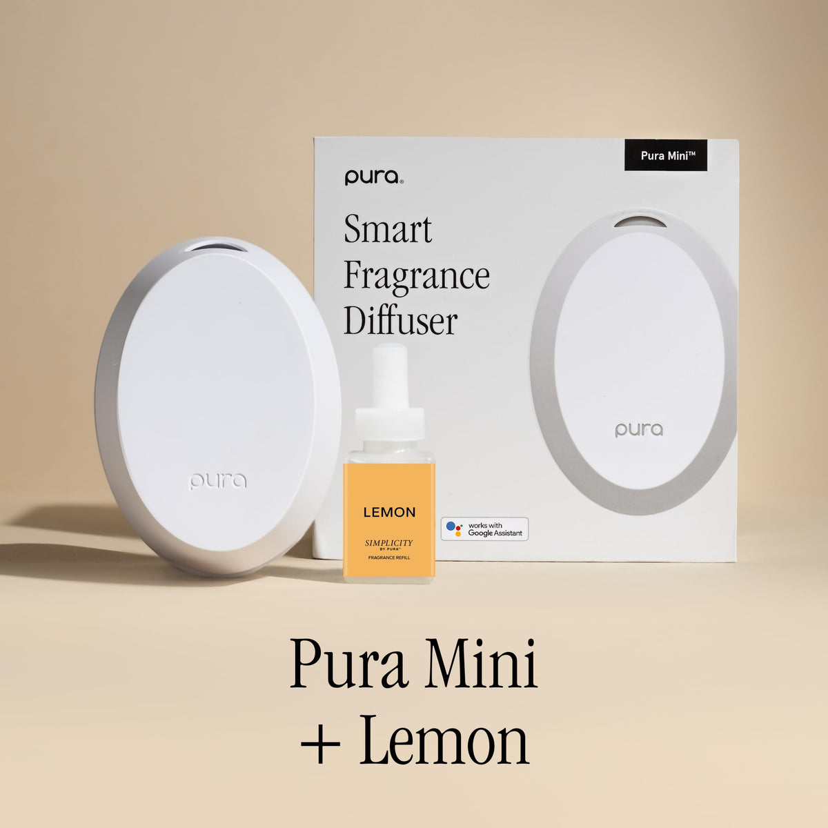 Pura Home Mini Fragrance Diffuser for Small Spaces Lemon - Pura Official Imagery - 3