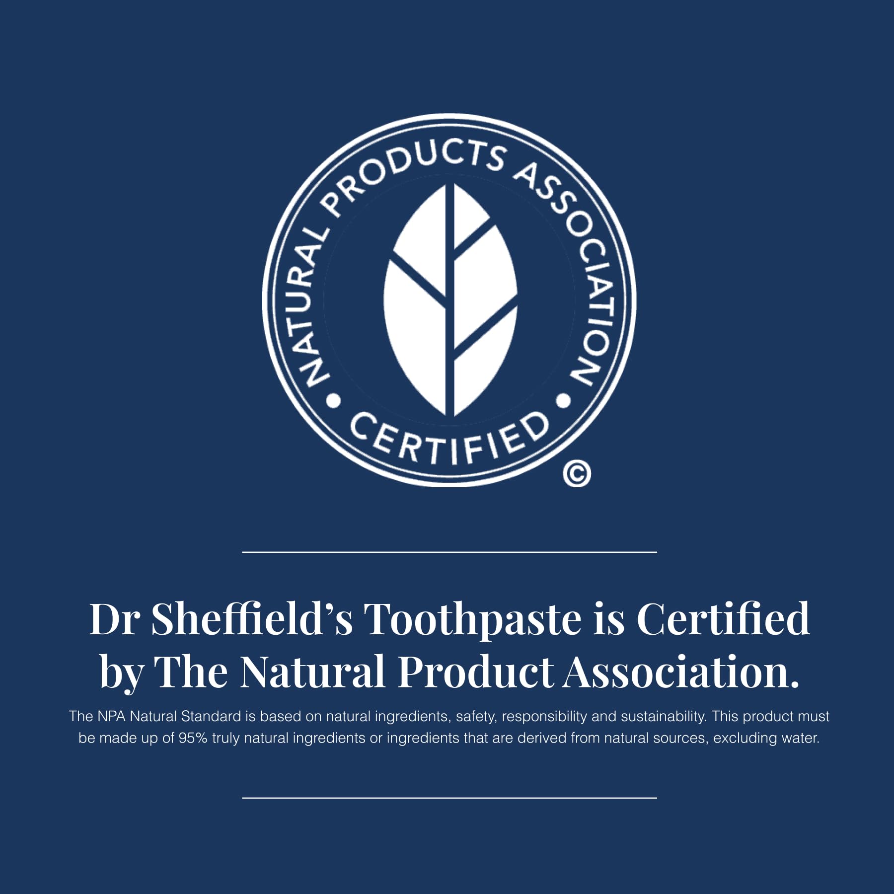 Dr. Sheffield's Fluoride Free Whitening Toothpaste, Mint, No SLS, 2-Pack