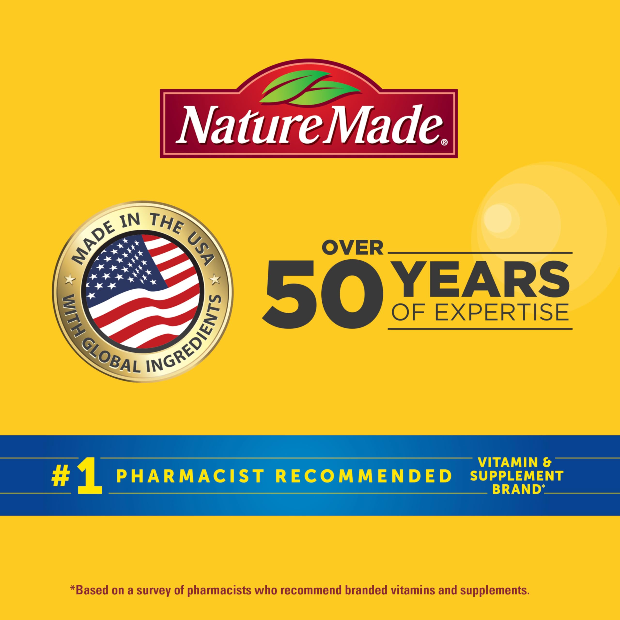 Nature Made Advanced Hair Skin and Nails Gummies, 80 Gummies
