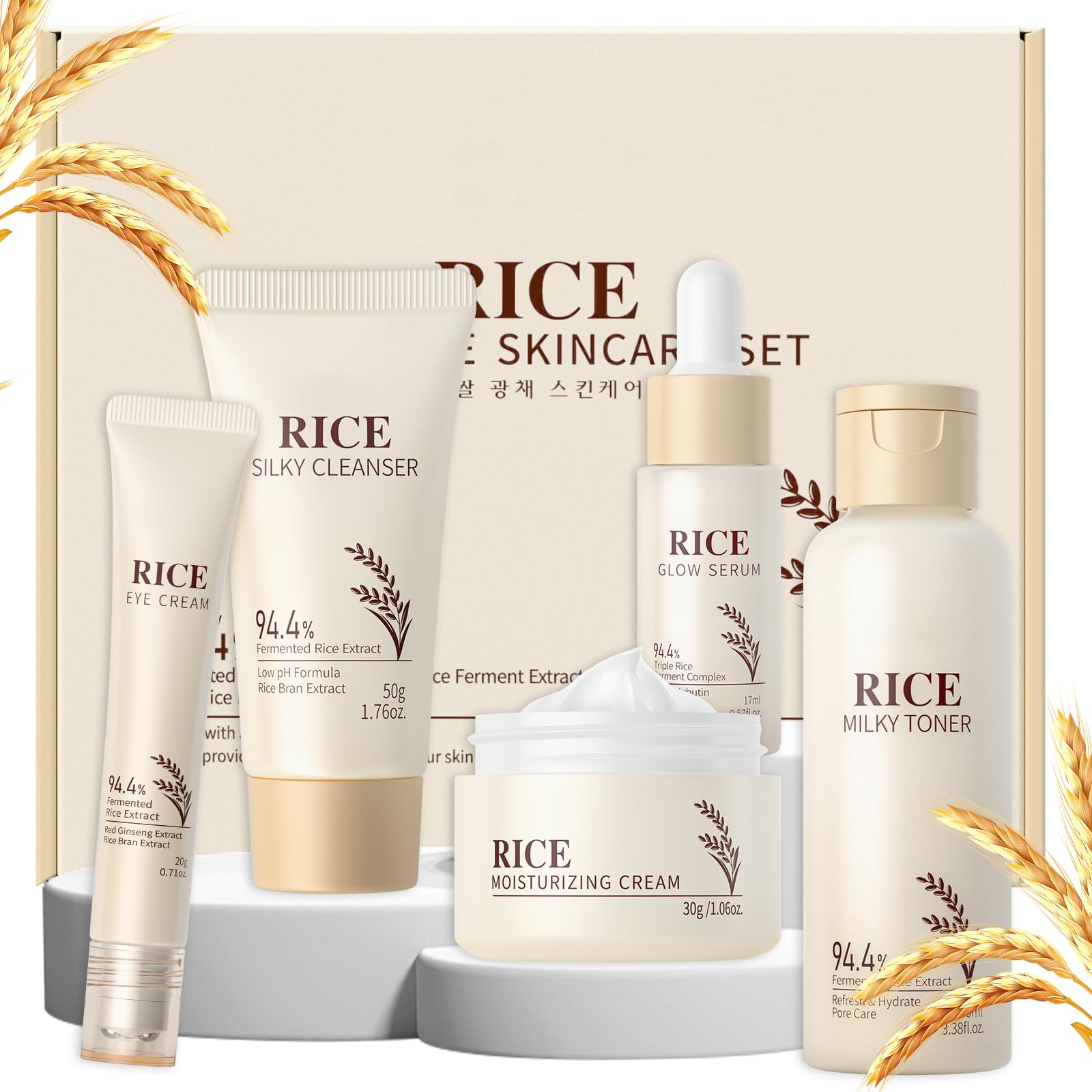 LAIKOU Skin Care Set, Korean Skin Care - Korean Beauty for Women - Product Imagery