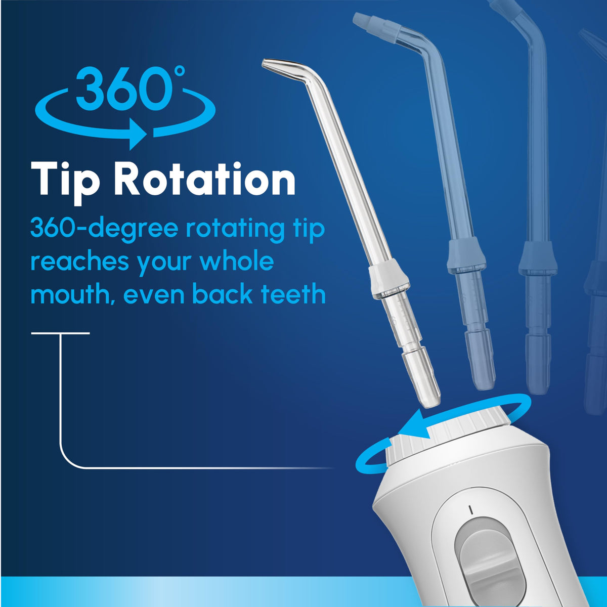 Waterpik Cordless Pearl Portable Water Flosser Rechargeable - Waterpik Official Imagery - 7