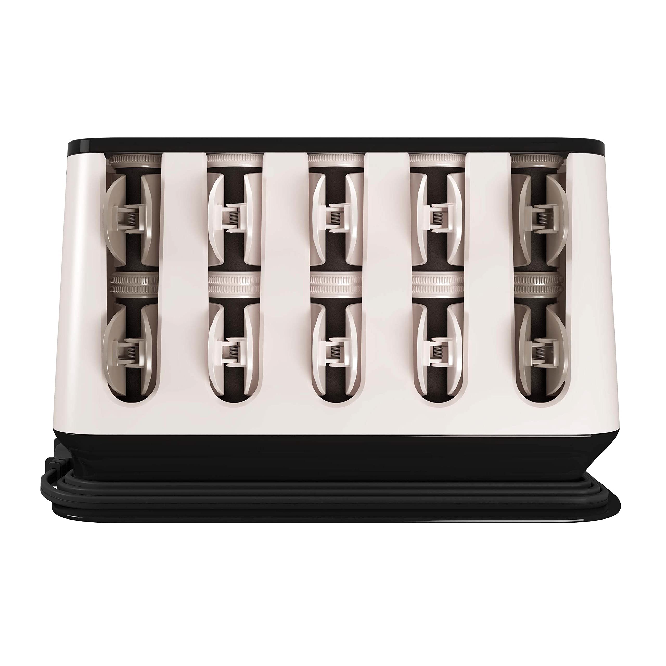 Remington Shine Therapy 20-piece hair rollers set with colorful rollers and clips for styling and volumizing hair.