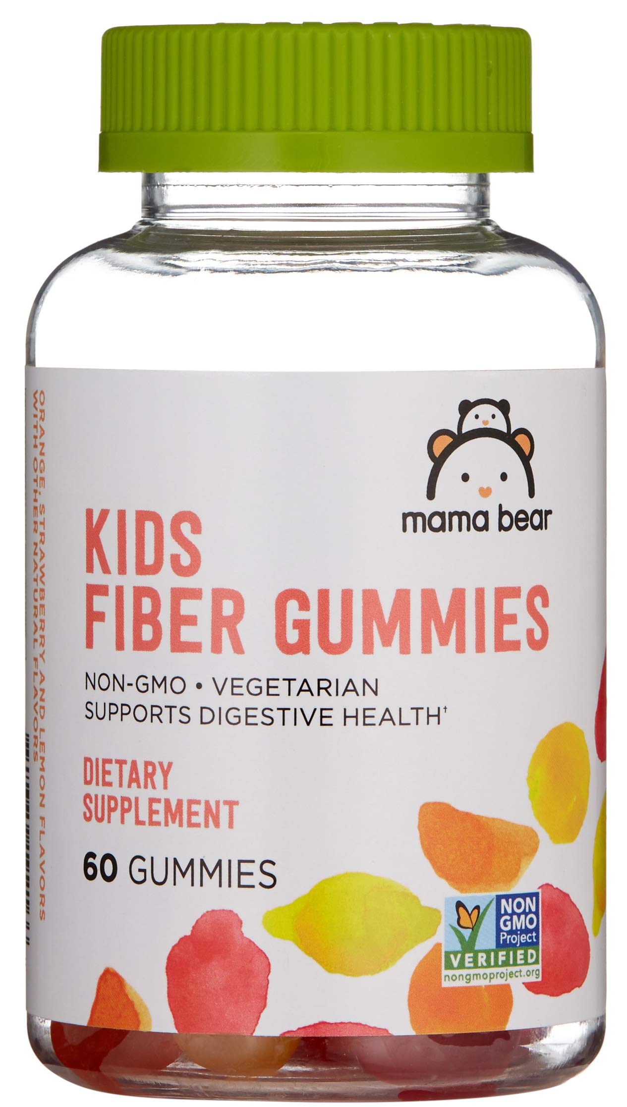 Amazon Brand - Mama Bear - Kids Fiber Gummies - Supports - Product Imagery