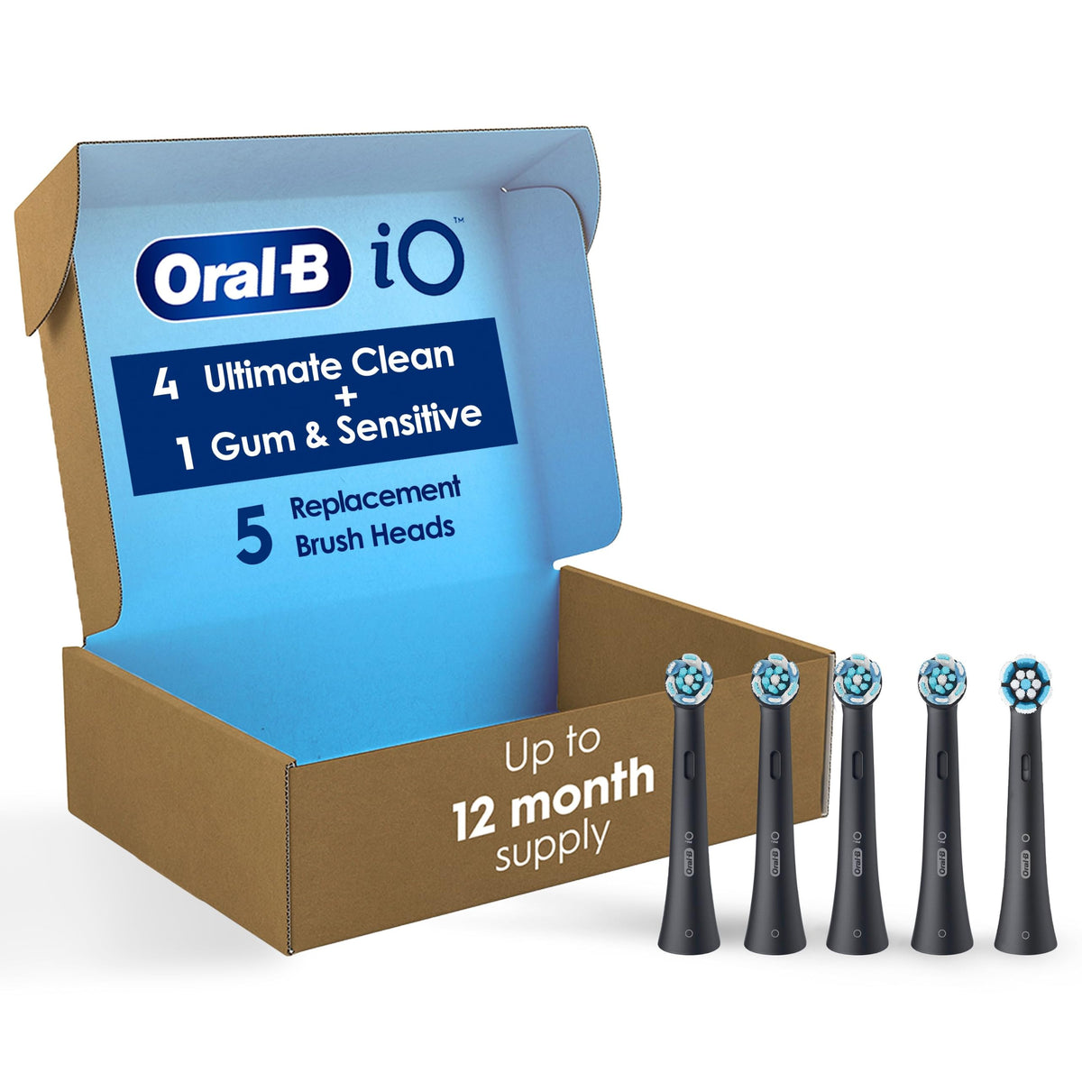 Oral B iO Ultimate Clean Replacement Brush Heads 5 Count 4 - Oral-B Official Imagery - 2