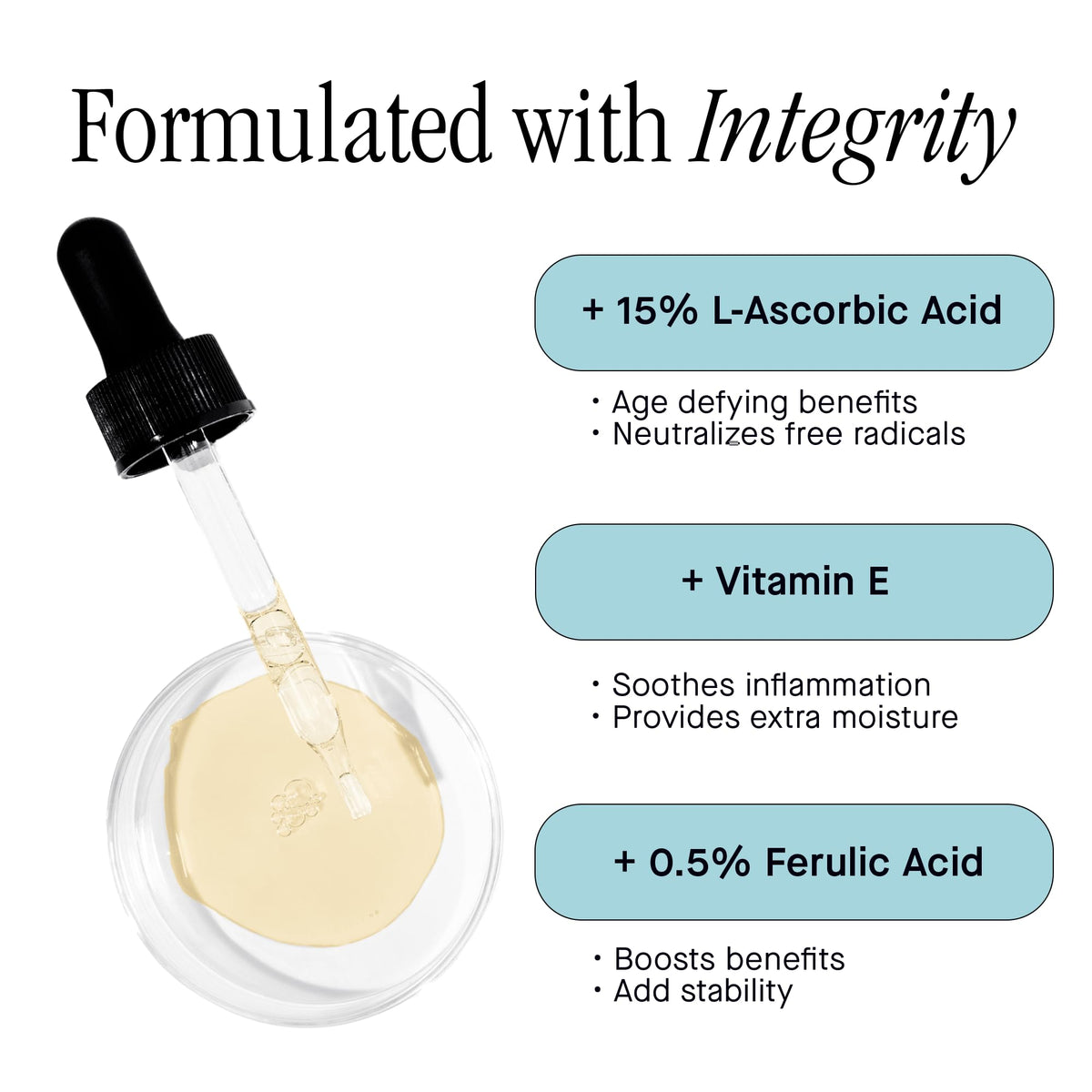 Brandefy Vitamin C Face Serum 15 L Ascorbic Acid Ferulic - Brandefy Official Imagery - 4