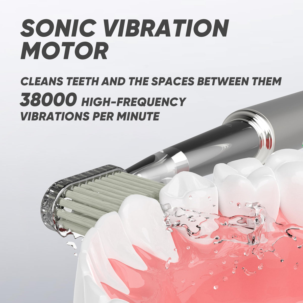 OralGos Sonic Adults Toothbrush Electric Toothbrush with 4 - Premium Selection Official Imagery - 6