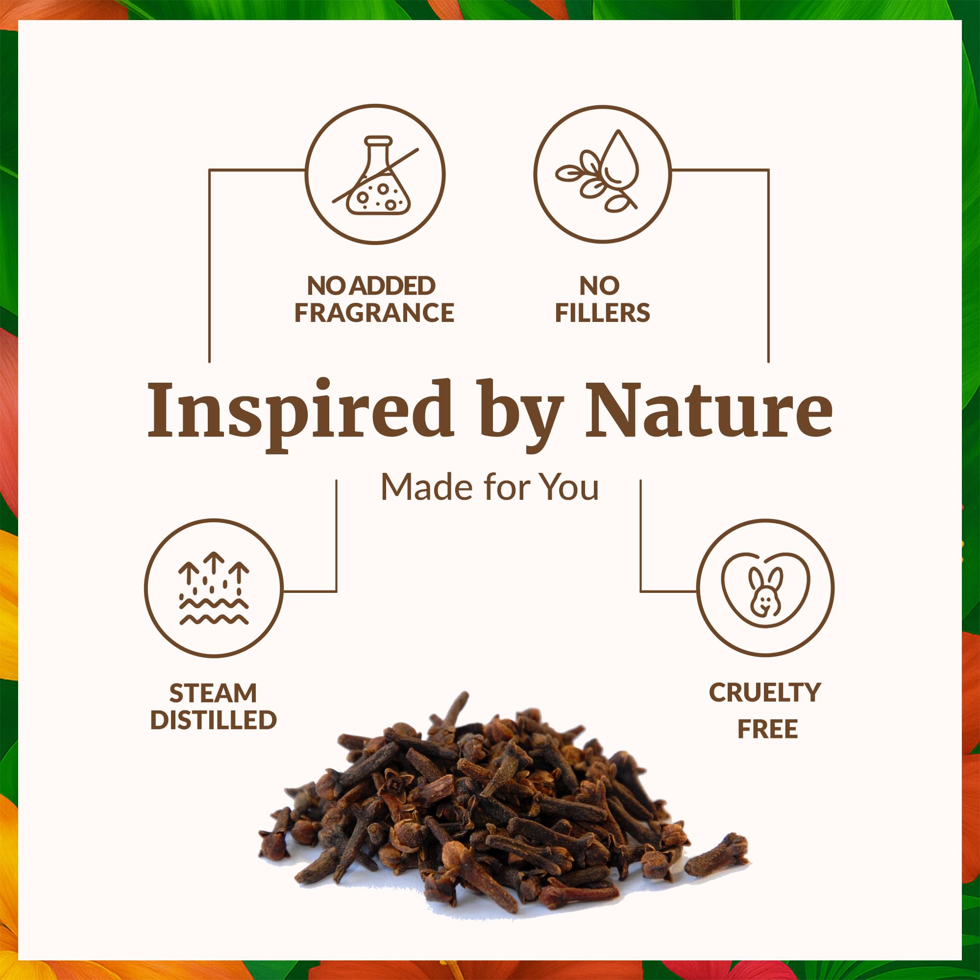 SVA Organics Organic Clove Bud Essential Oil 16oz Bulk