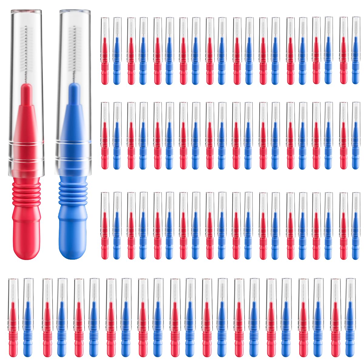 RAZOKO Interdental Brush, Flossing Head,Easy Use Tooth Cleaning - Product Imagery