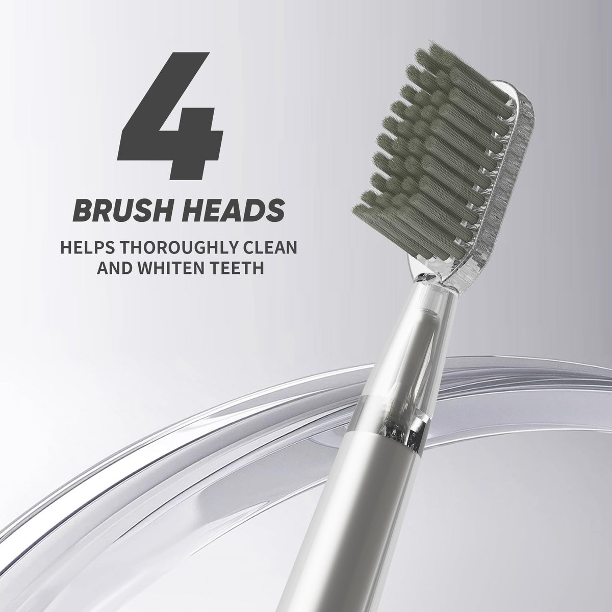 OralGos Sonic Adults Toothbrush Electric Toothbrush with 4 - Premium Selection Official Imagery - 7