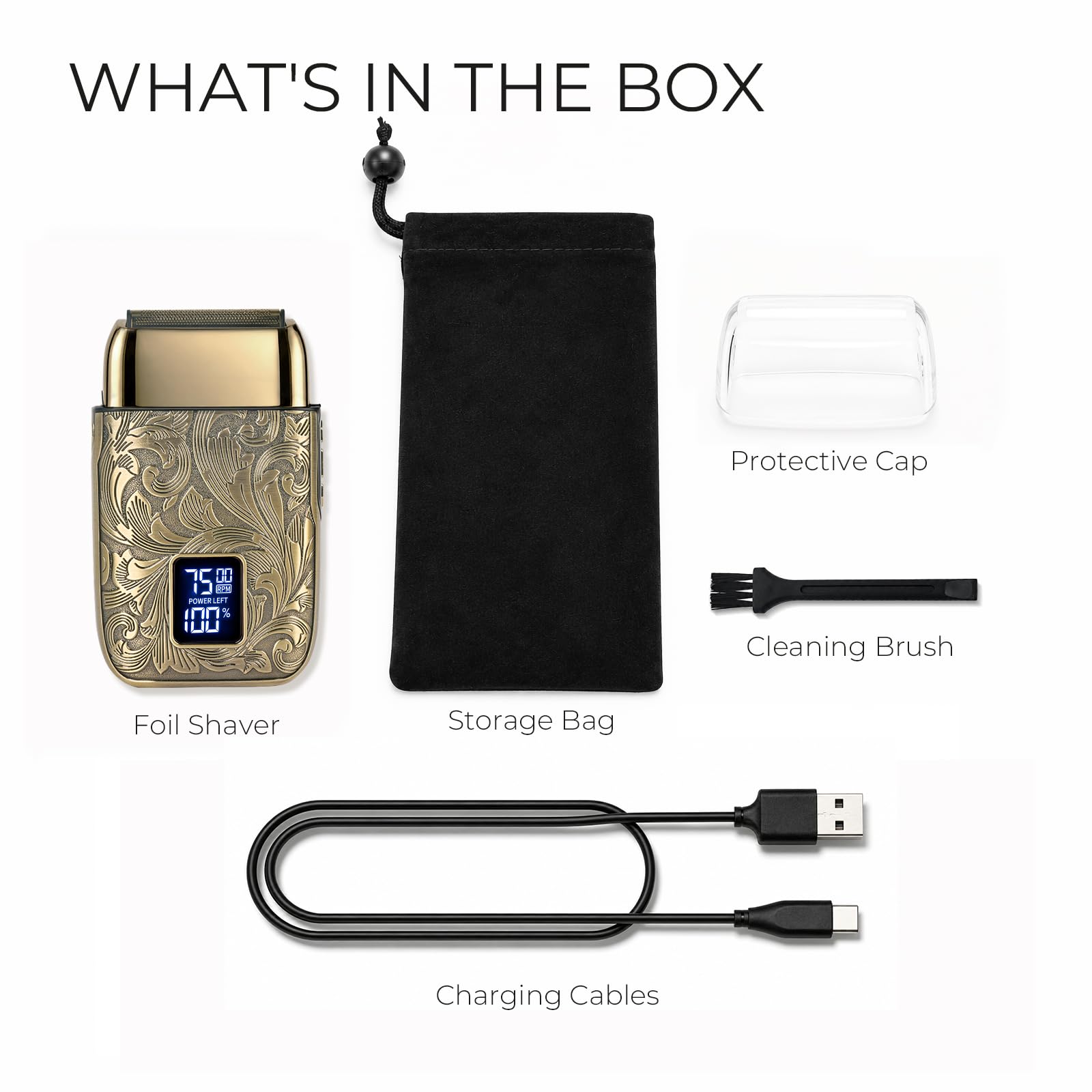 Ufree electric foil shaver for men with a sleek design, featuring a face shaver and electric razor for close, comfortable grooming.