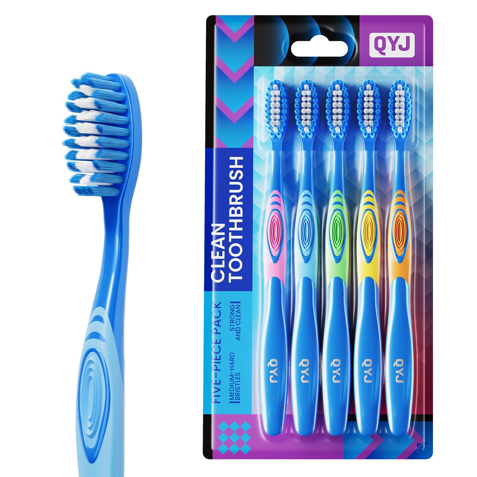 Manual Medium Bristles Toothbrush for Adults,Whitening - Product Imagery