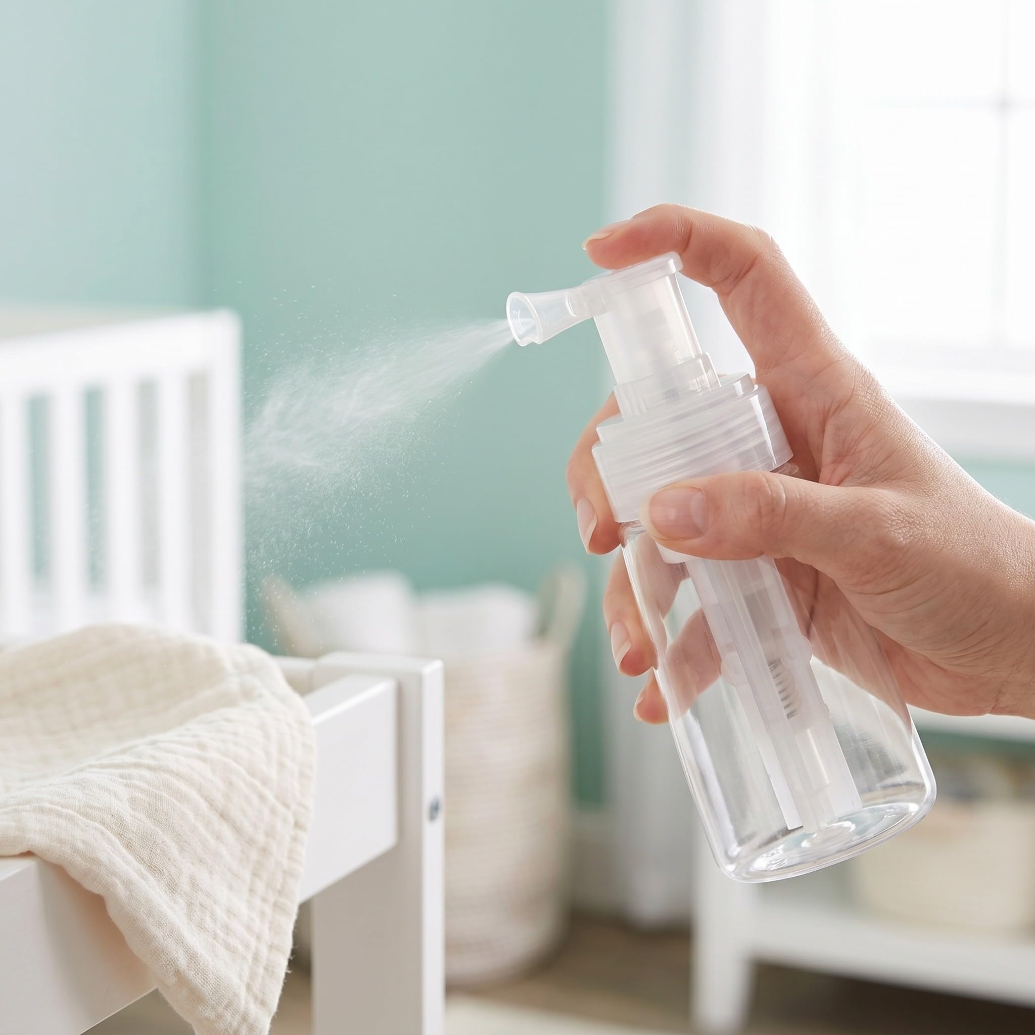 Yardwe 2pcs Refillable Powder Spray Bottle 180ml Plastic Sprayer