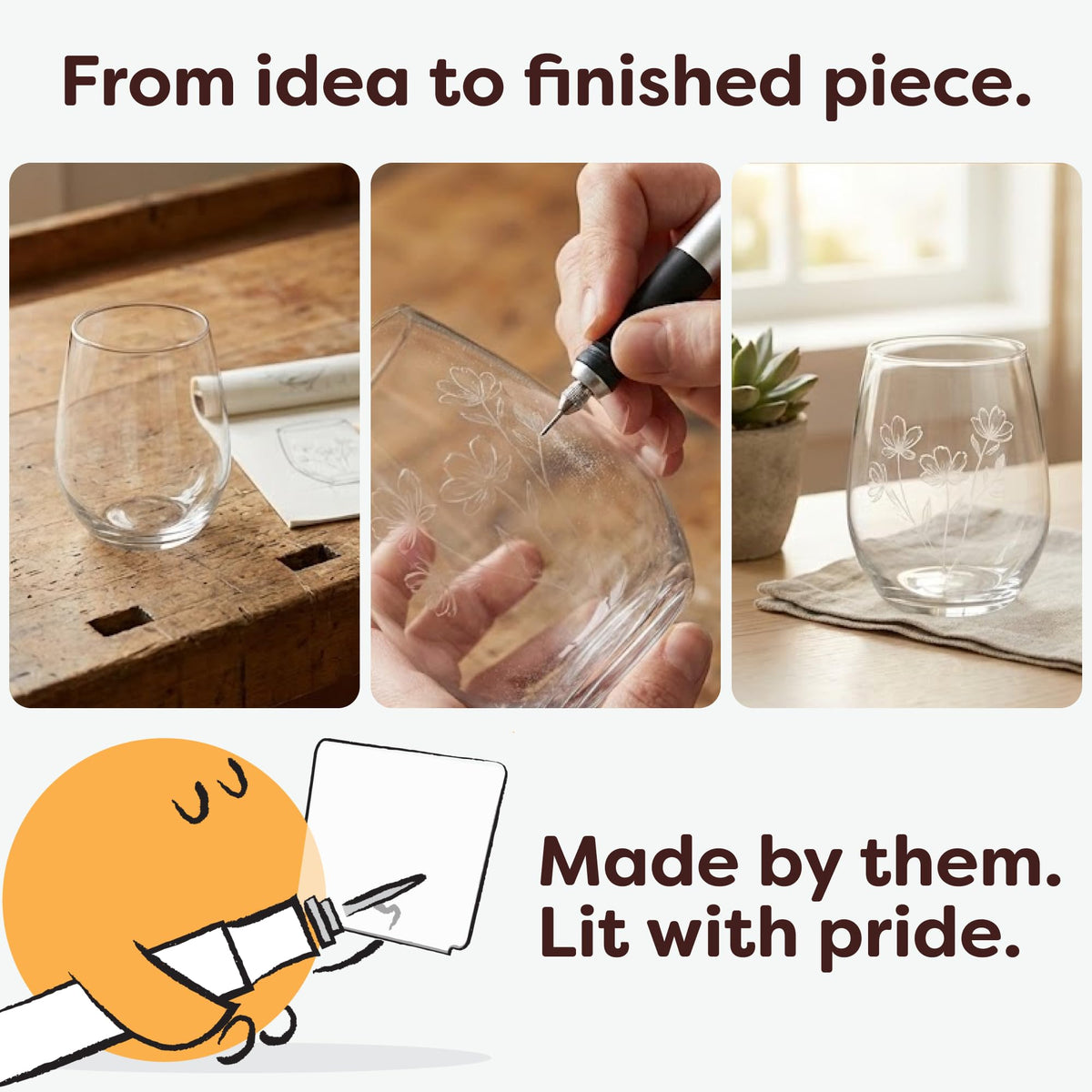 Resparked Customizer Engraving Pen Ultimate Cordless Portable Tool for Artists & DIYers - Engrave 50+ Surfaces - Beginne