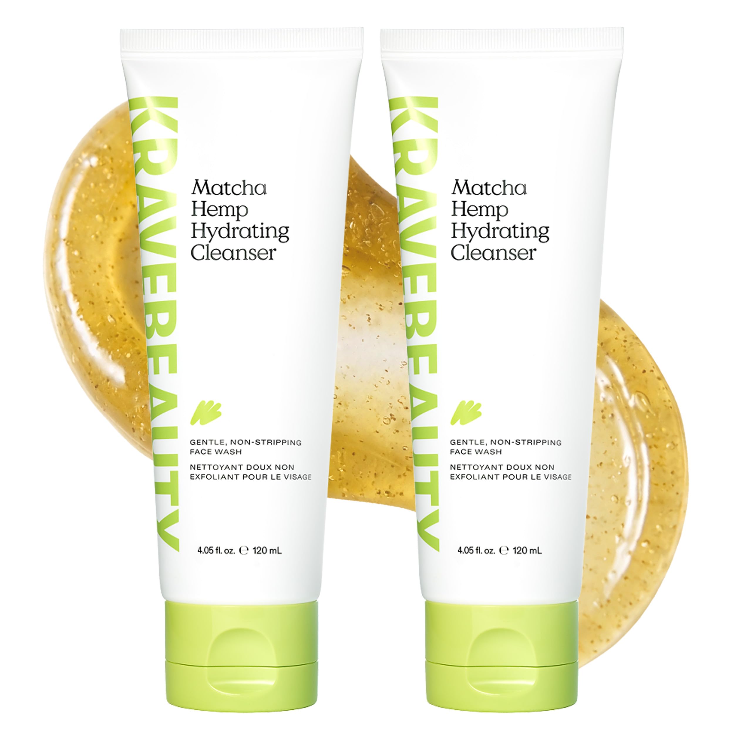 KraveBeauty Matcha Hemp Hydrating Cleanser for Sensitive Skin, 2 - Product Imagery