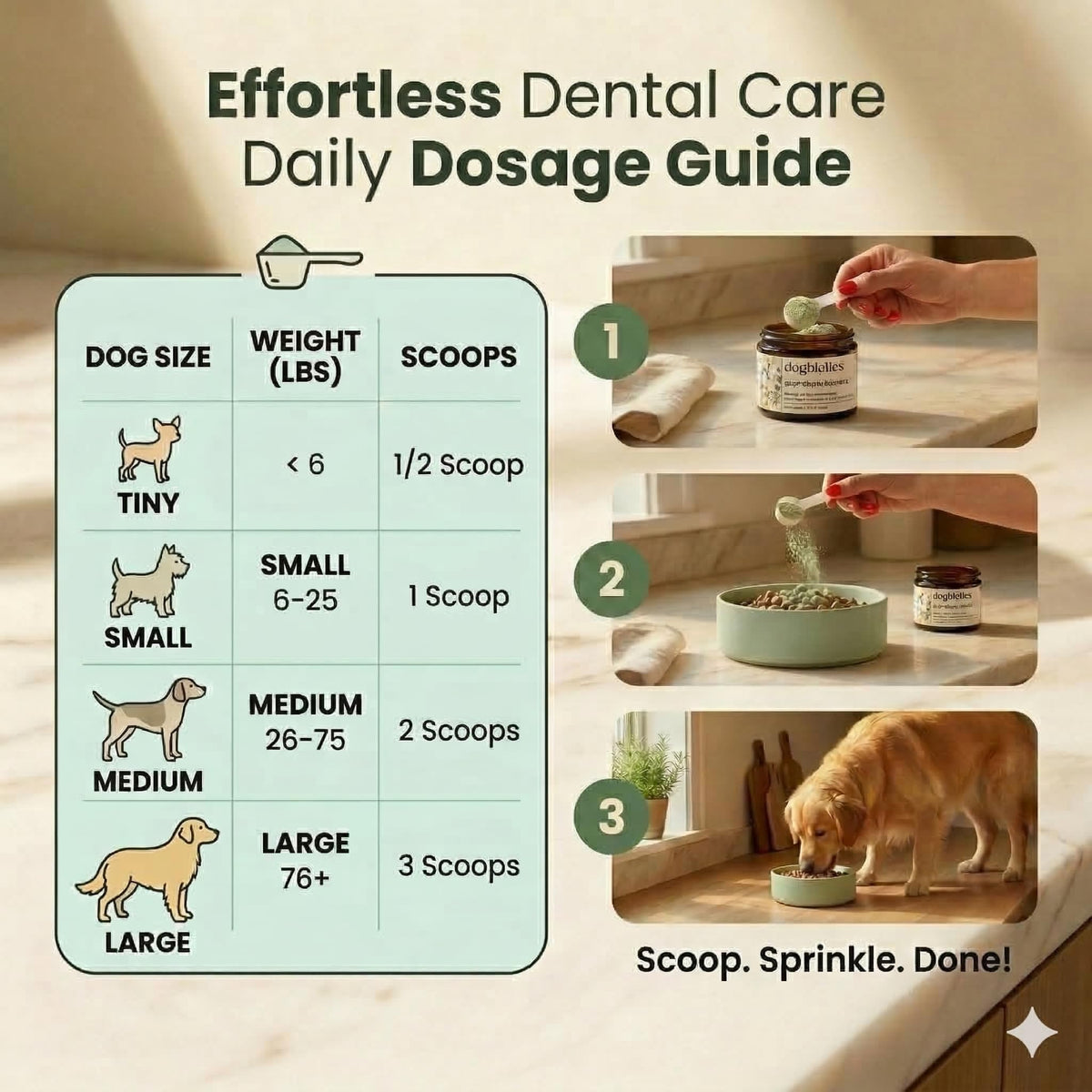 DE 01 Dog Dental Powder - Dogbiotics Official Imagery - 4