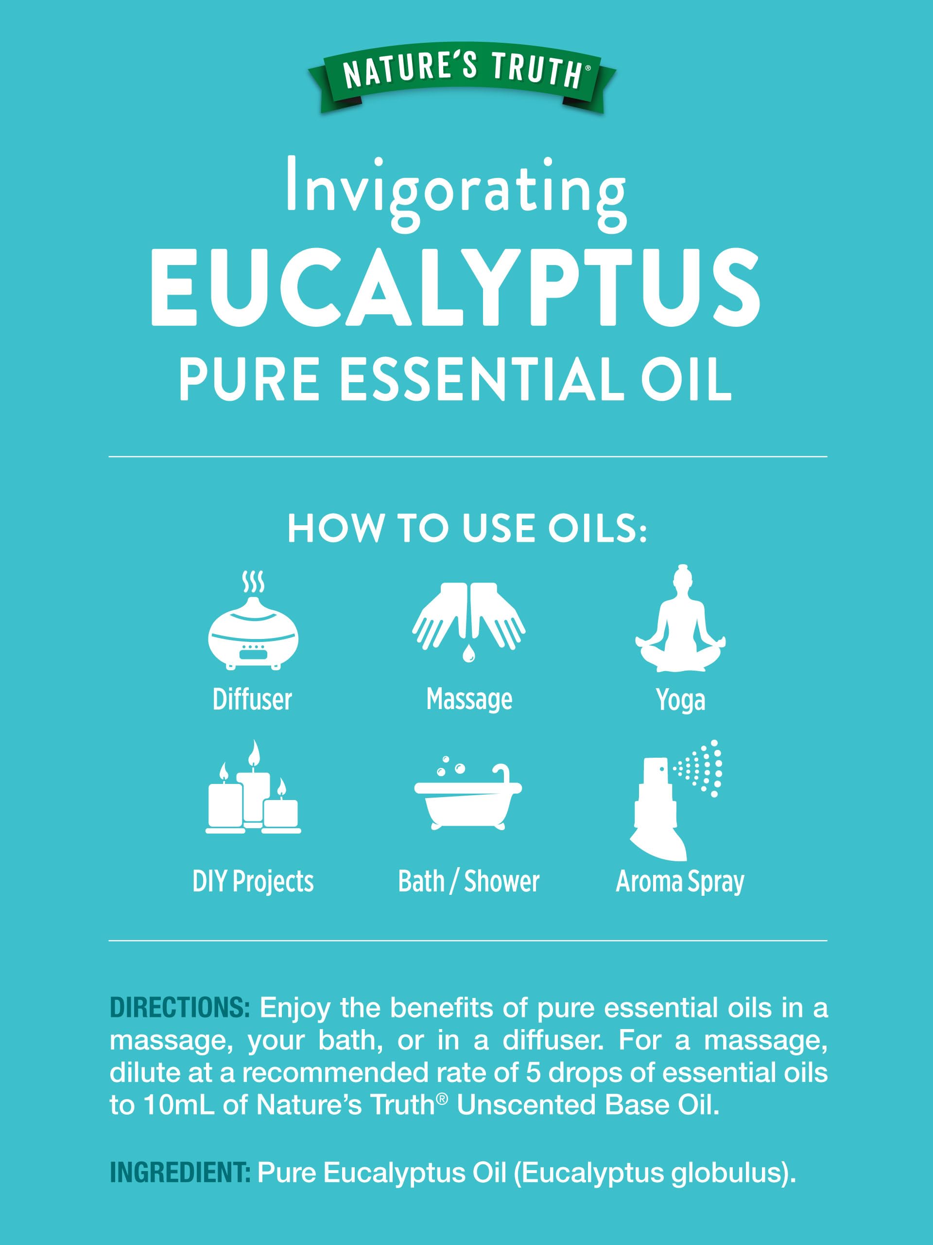 Nature's Truth Eucalyptus Essential Oil | 15 mL