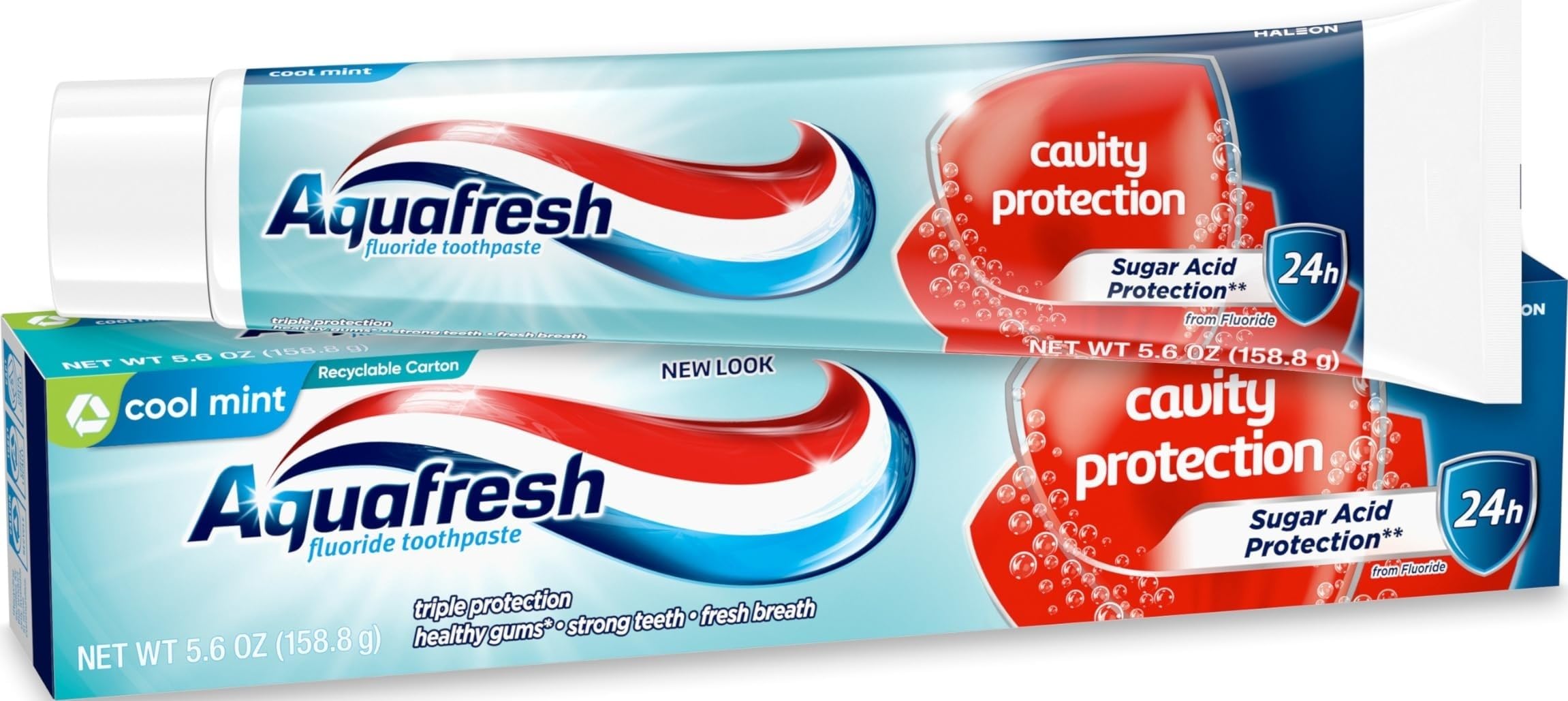 Aquafresh Cavity Protection Fluoride Toothpaste, 5.6 oz - Product Imagery