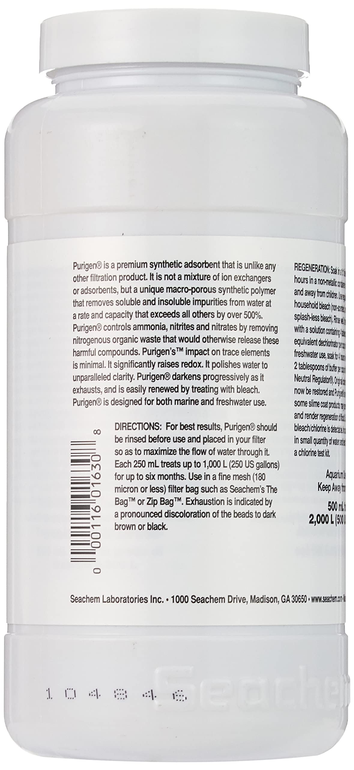 Seachem Purigen Organic Filtration Resin - Fresh and Saltwater 500 ml (116016308) – close-up detail