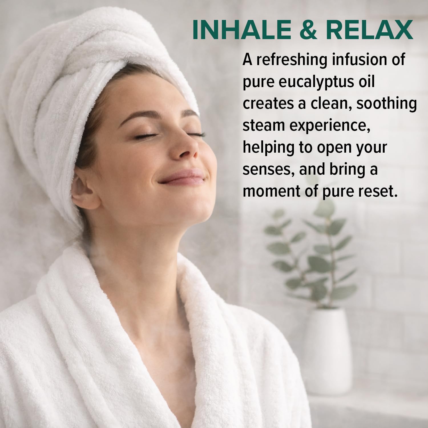 MOXĒ Eucalyptus Shower Mist – 100% Natural Aromatherapy Spray