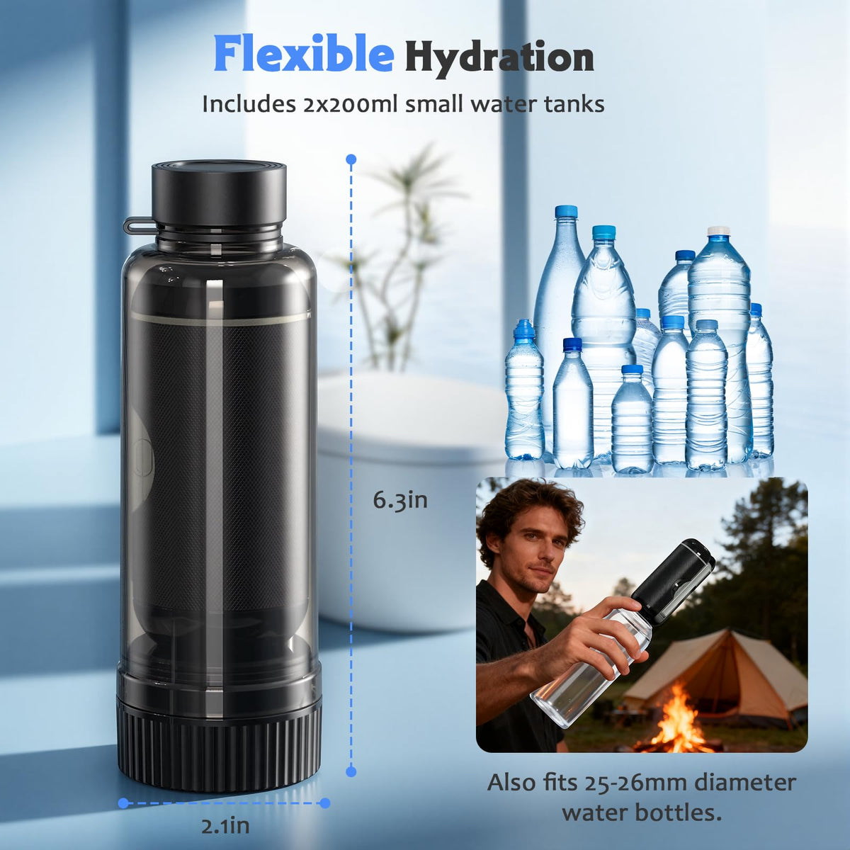 Portable Bidet for Travel Rechargeable Waterproof Sprayer - jutimer Official Imagery - 6