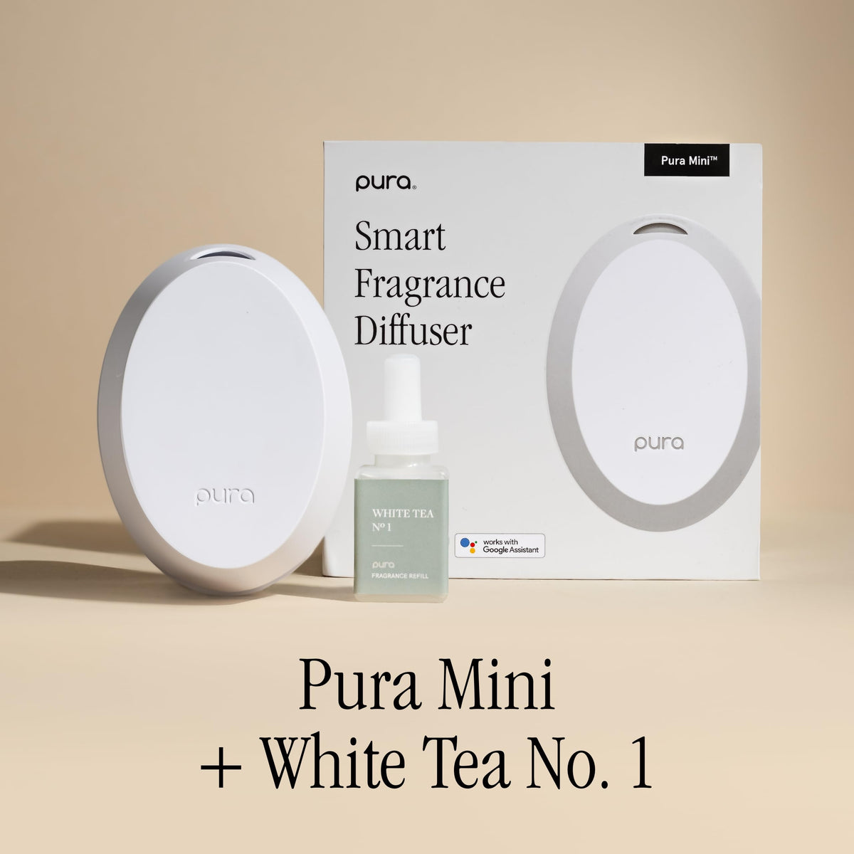 Pura Home Mini Fragrance Diffuser for Small Spaces White Tea - Pura Official Imagery - 3