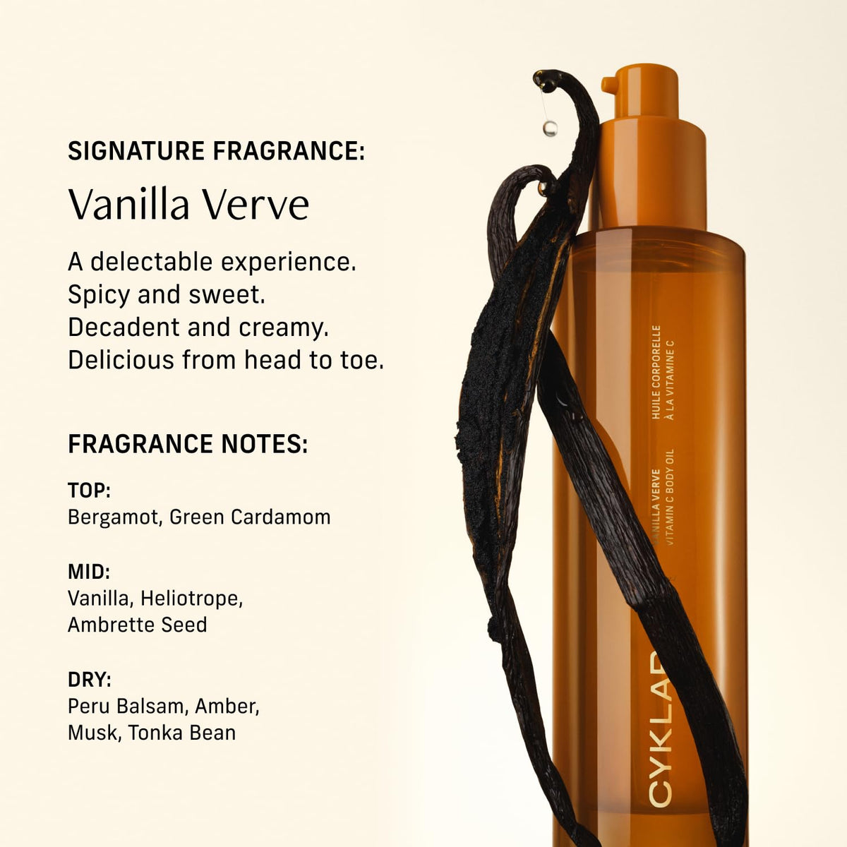 CYKLAR Vitamin C Body Oil for Women Men Vanilla Verve - CYKLAR Official Imagery - 6