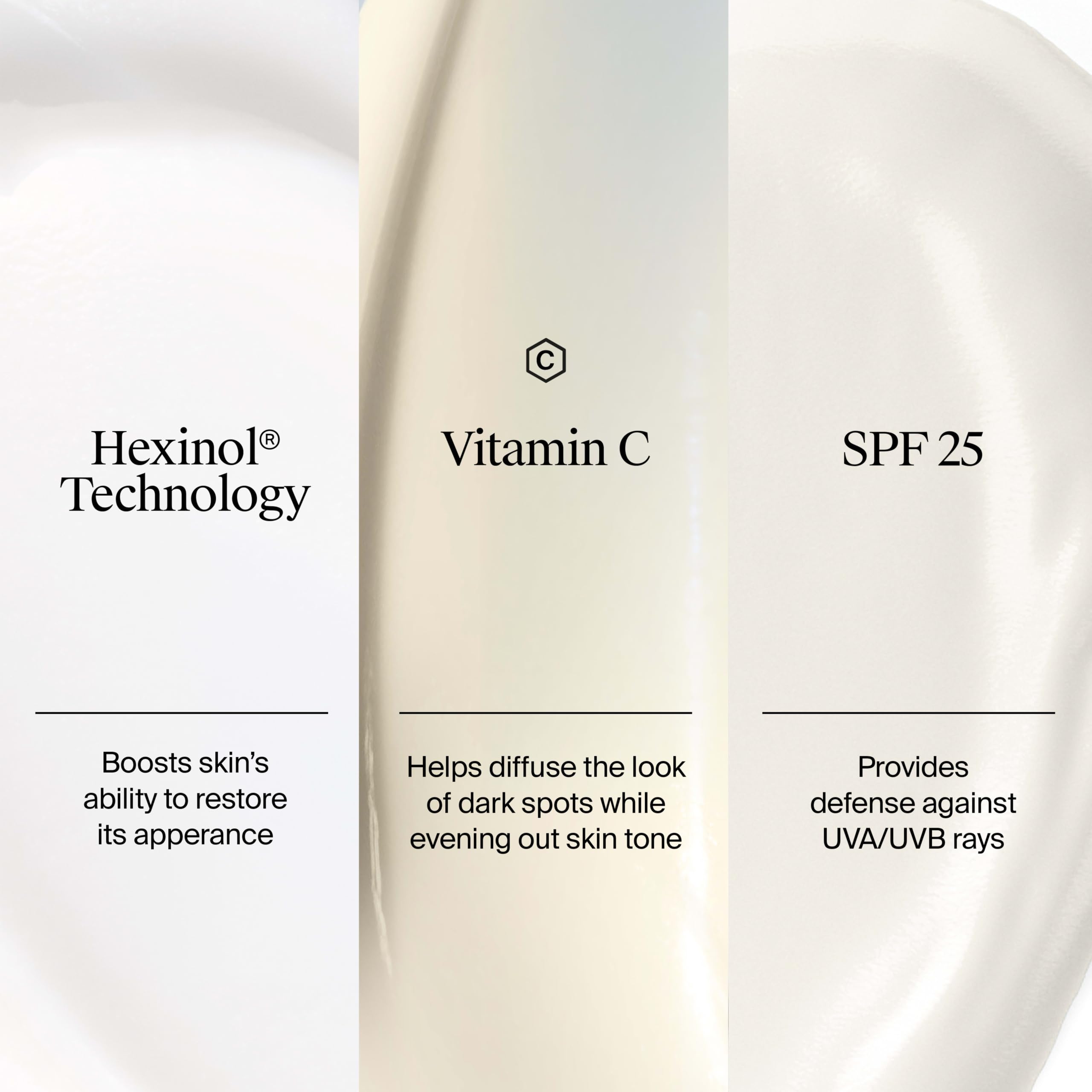 Neutrogena Triple Age Repair Face Moisturizer with SPF 25 in a 1.7 oz jar, showing the creamy moisturizer on a clean surface.