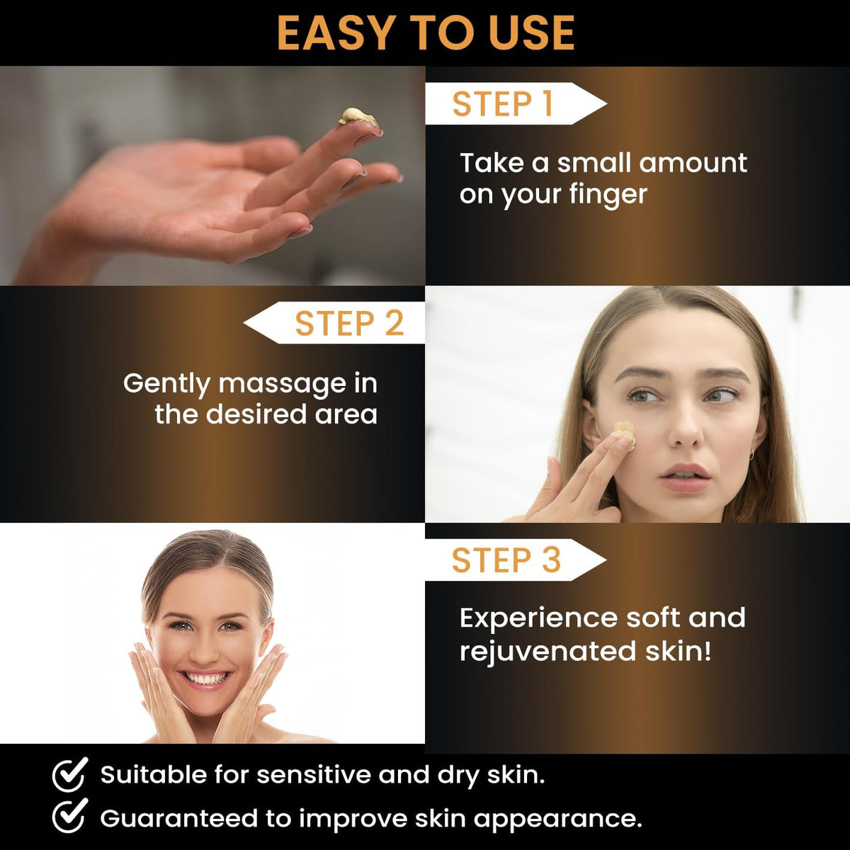 MONIER Beef Tallow and Honey Balm for Skin and Face – Moisturizer – back view and specifications