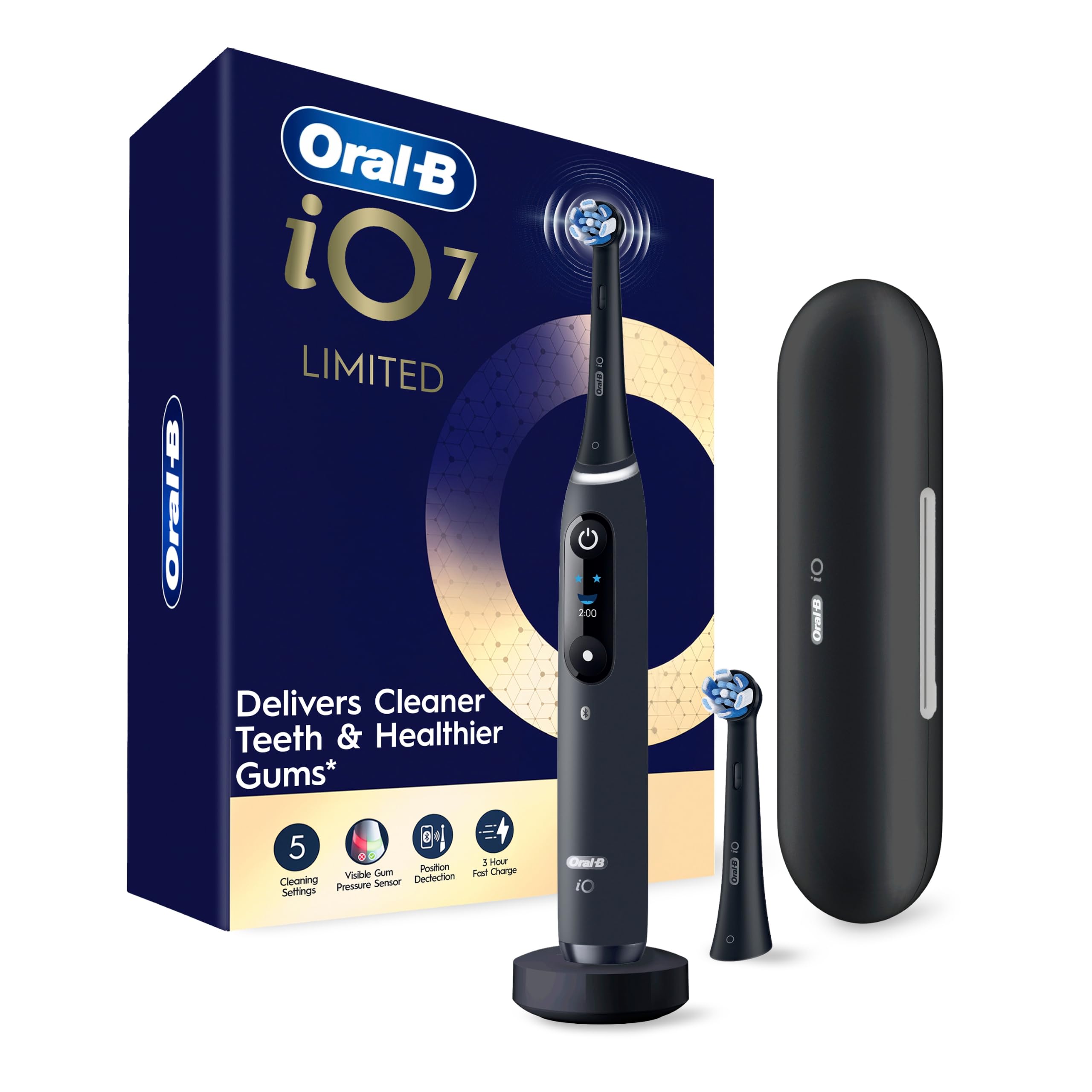 Oral-B iO Deep Clean + Protect Rechargeable Electric Toothbrush, - Product Imagery