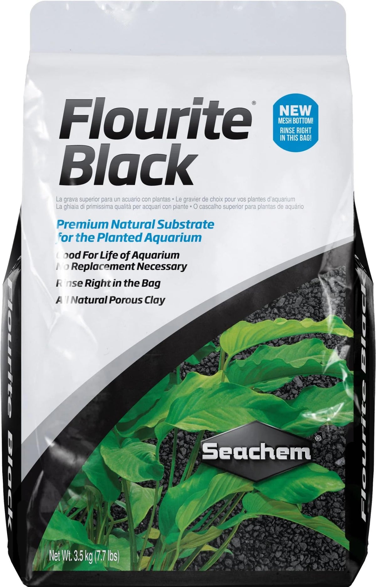 Seachem Flourite Black 3.5 kg / 7.7 lbs