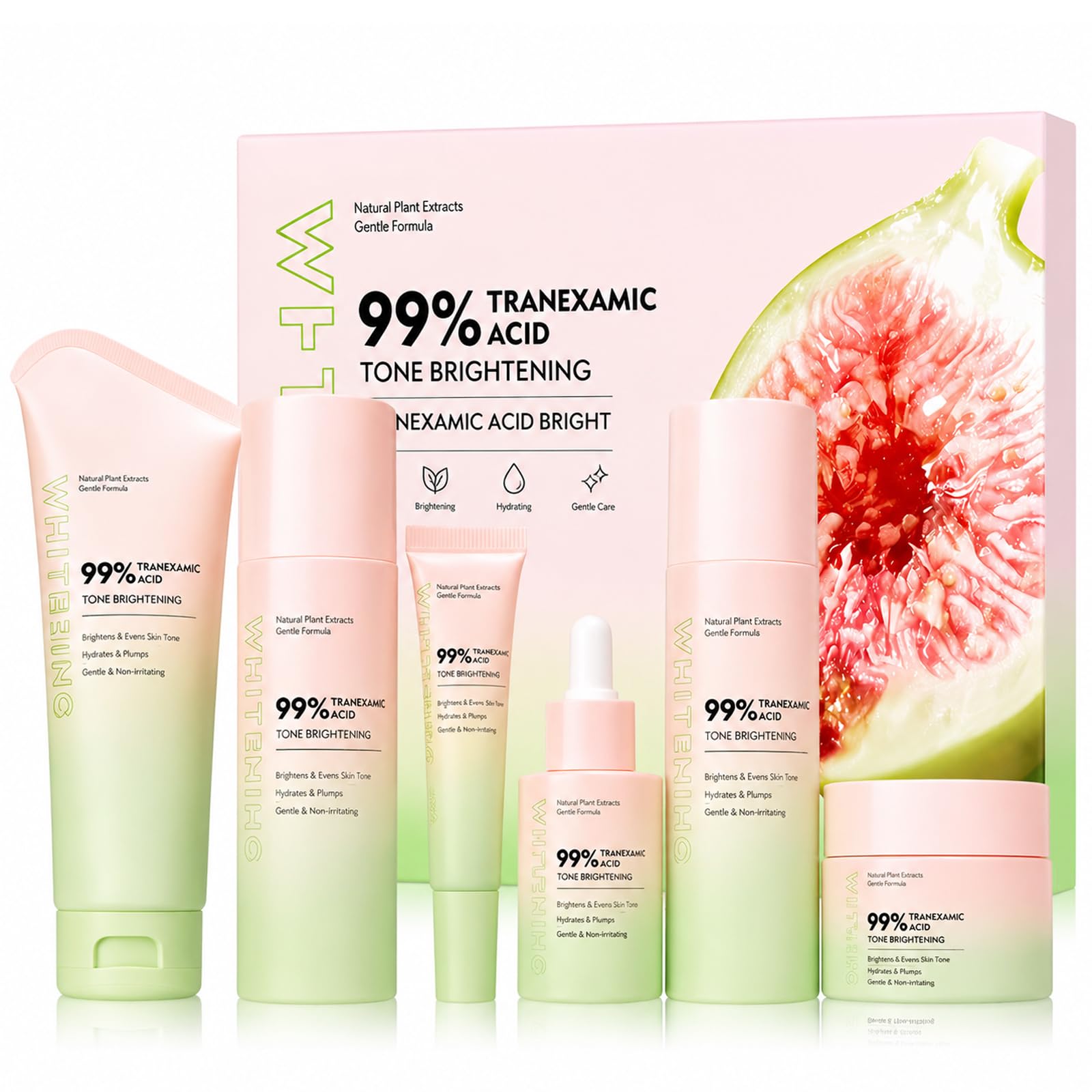 6PCS Figs Korean Skin Care Set, Moisturizing Korean Facial Kits - Product Imagery