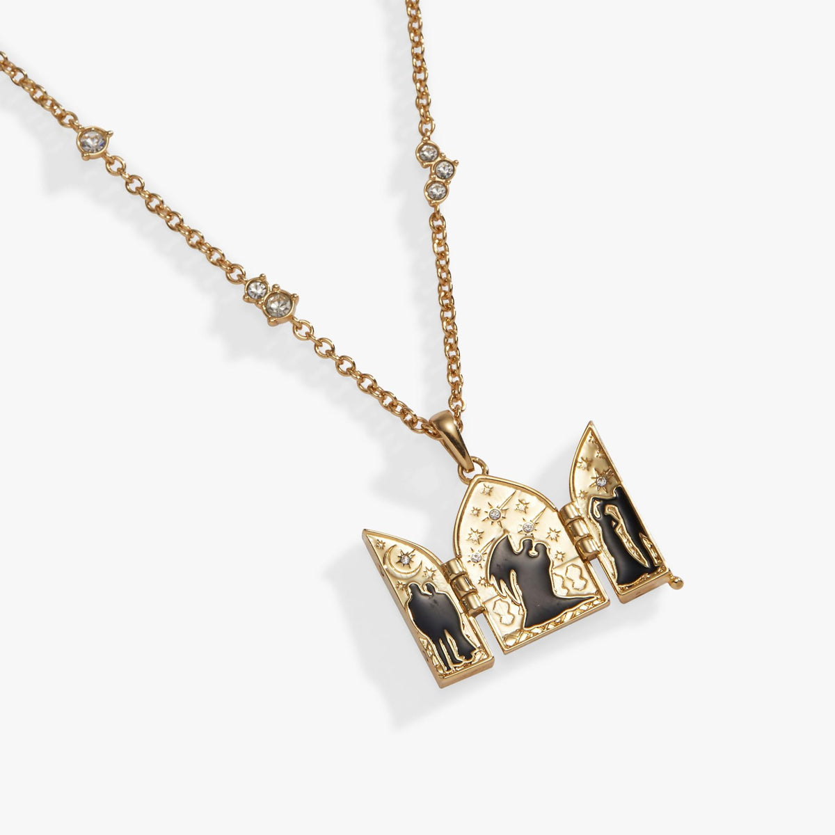 Alex and Ani ACOTAR Starfall Locket Necklace – alternate angle