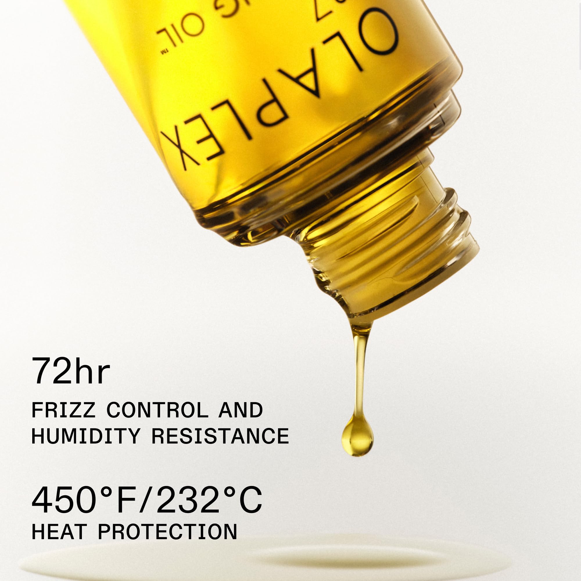 Olaplex No.7 Bonding Hair Oil bottle showing high shine hair styling agent in 30 mL size with sleek packaging.