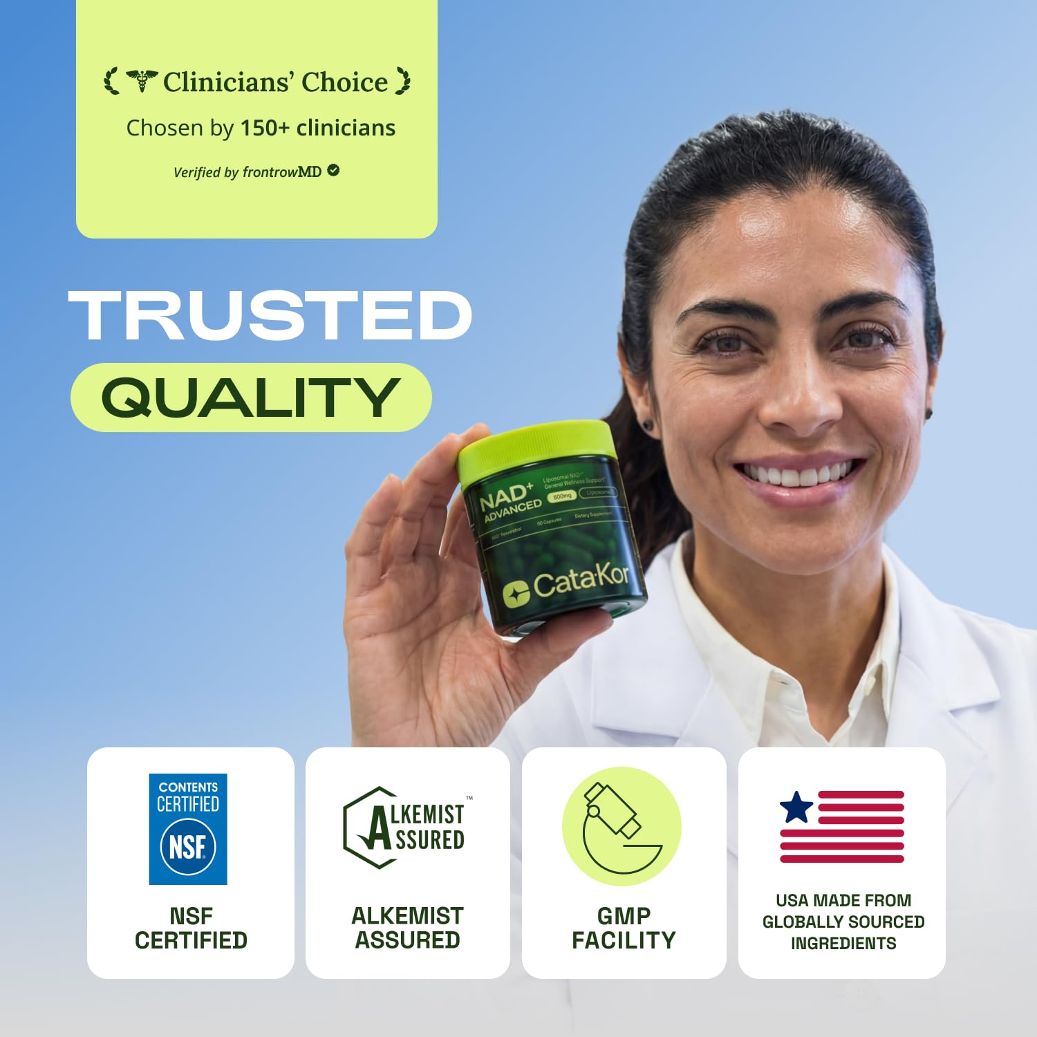 Cata-Kor Liposomal NAD+ Resveratrol Supplement 60ct