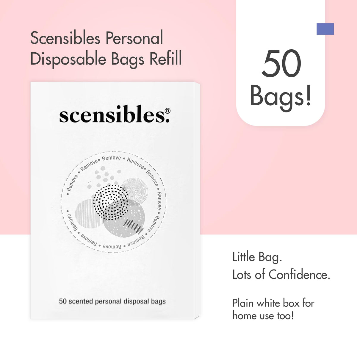 Personal Care Disposal Bags Refill Boxes 300 Bags for - SCENSIBLES Official Imagery - 3