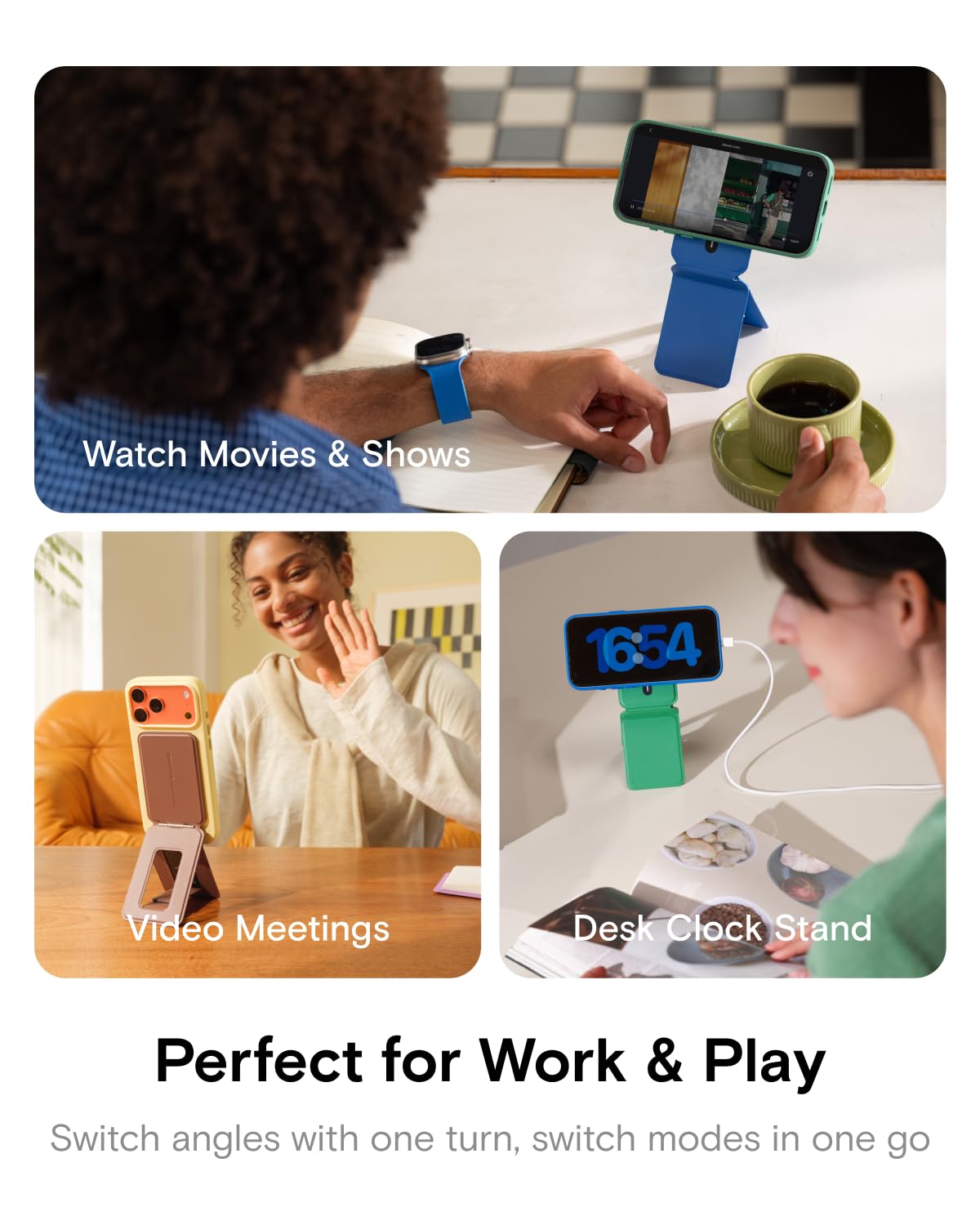 MOFT Phone Tripod Stand, Portable Selfie Stick for iPhone, Mulit-Angle – packaging and label