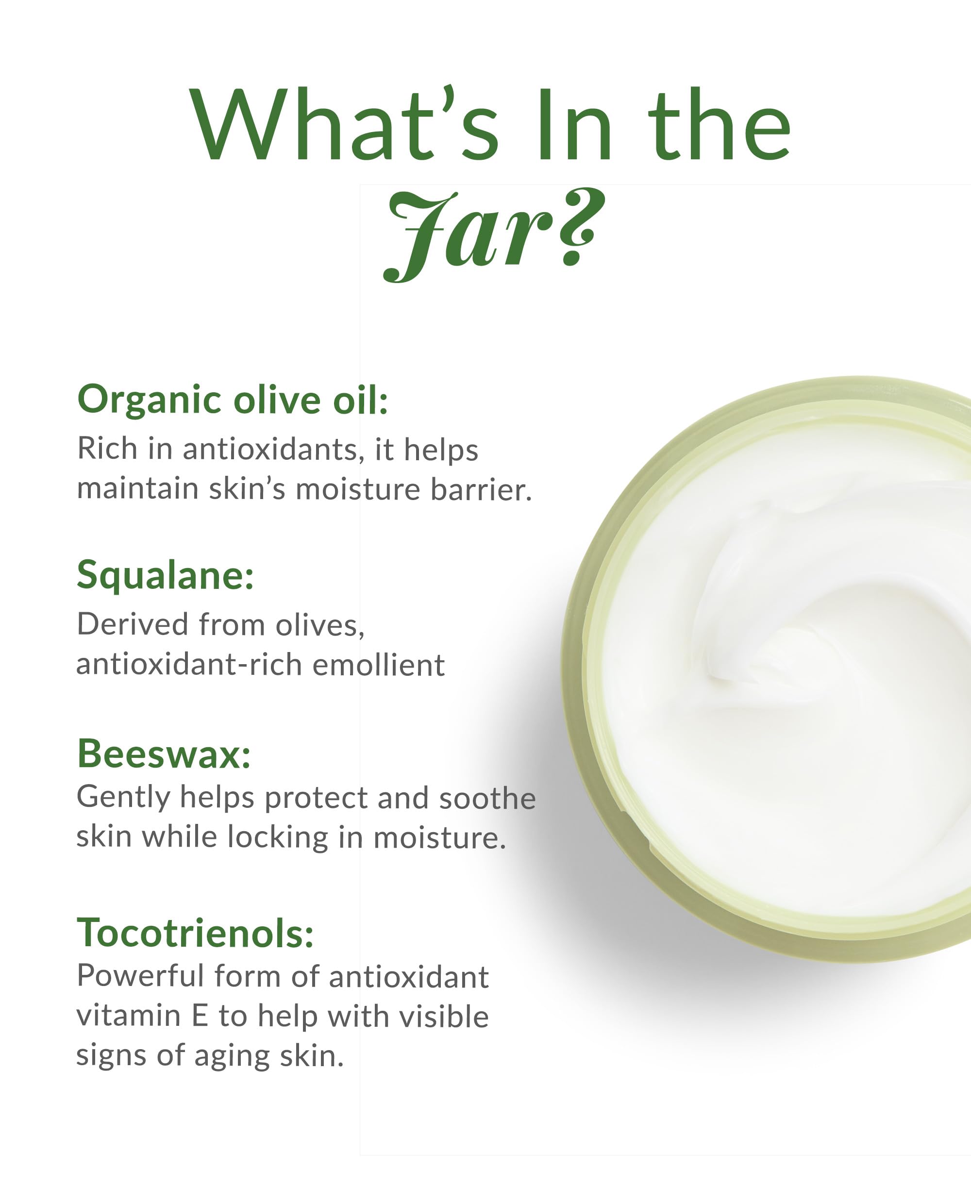 DHC Olive Virgin Oil Essential Cream in 1.7 oz jar, ultra-rich skin moisturizer with nourishing olive oil for a healthy skin barrier.